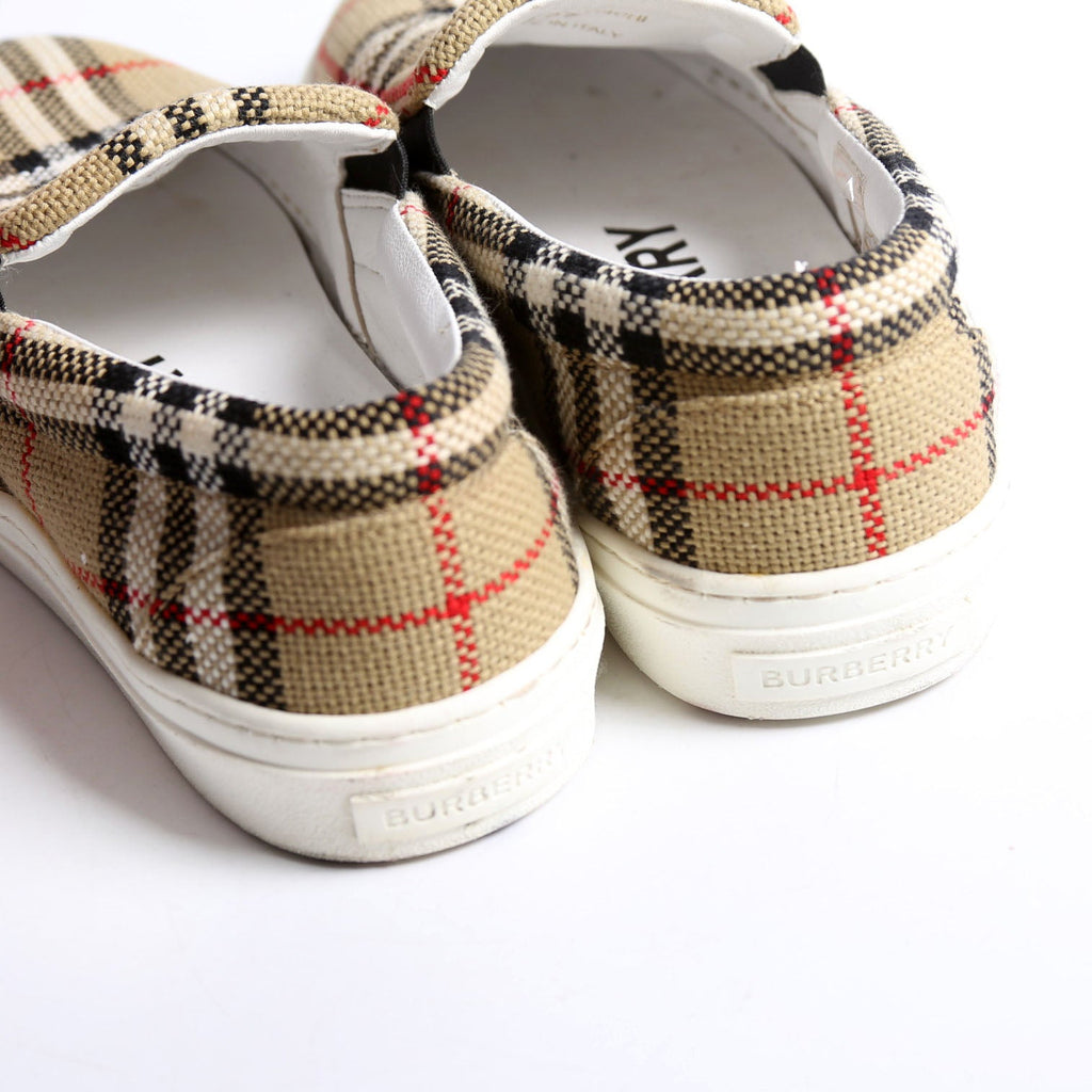 Check Slip On Sneakers Size 37