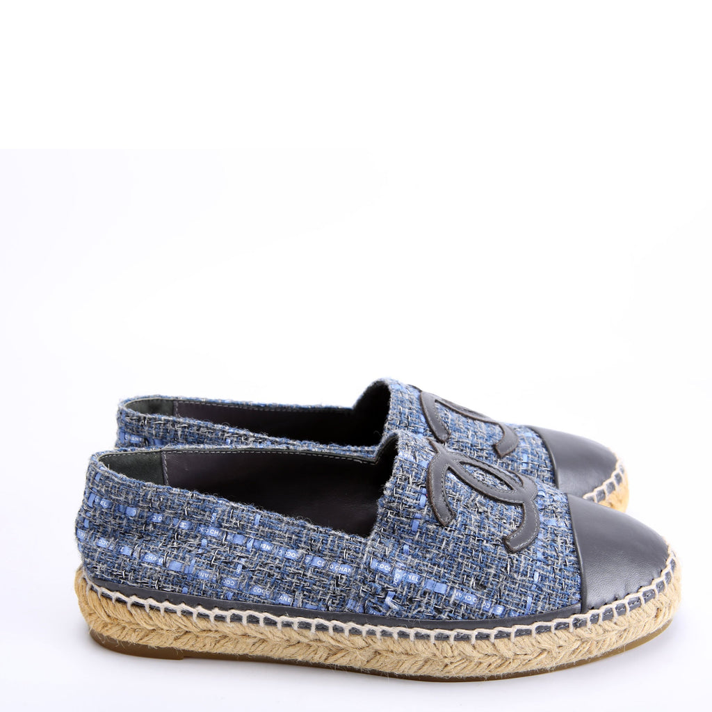 HOLD FOR ALEX Tweed CC Espadrilles Size 38