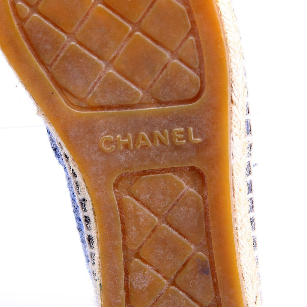 HOLD FOR ALEX Tweed CC Espadrilles Size 38
