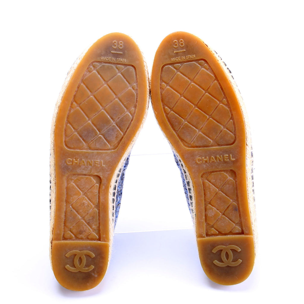 HOLD FOR ALEX Tweed CC Espadrilles Size 38