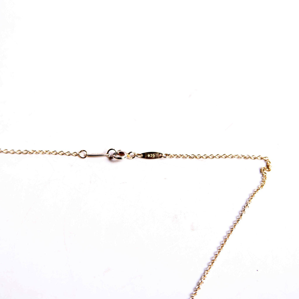 Elsa Peretti Open Heart Medium With Diamond Necklace 925