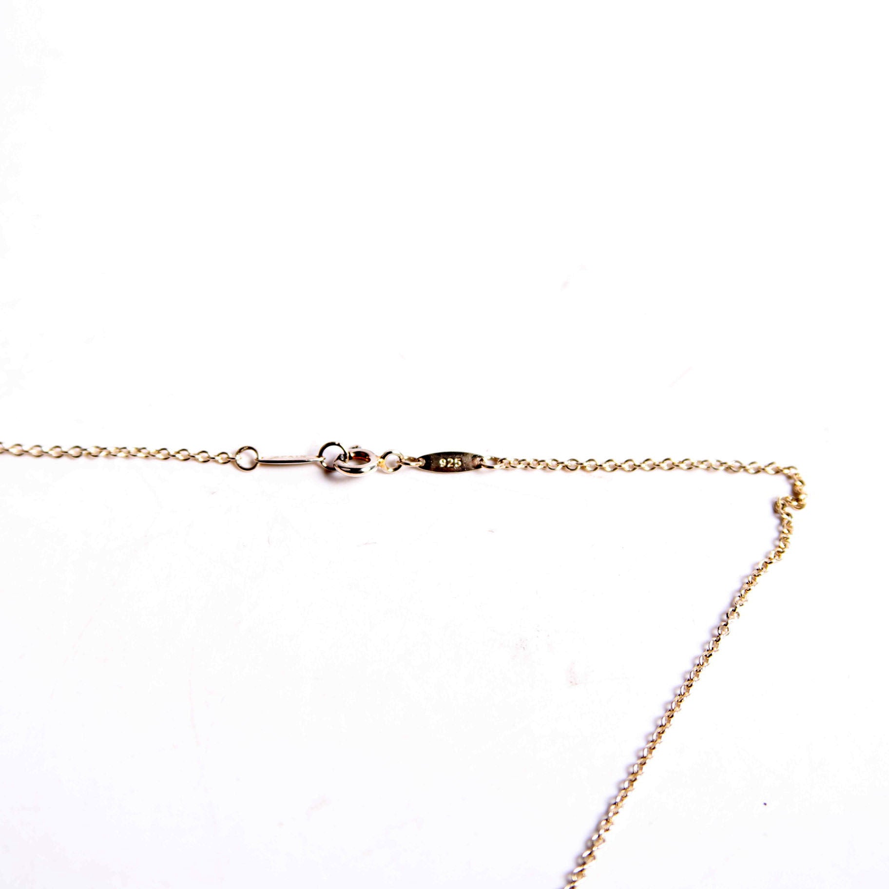 Elsa Peretti Open Heart Medium With Diamond Necklace 925