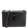 396910 Envelope Chevron Large Black