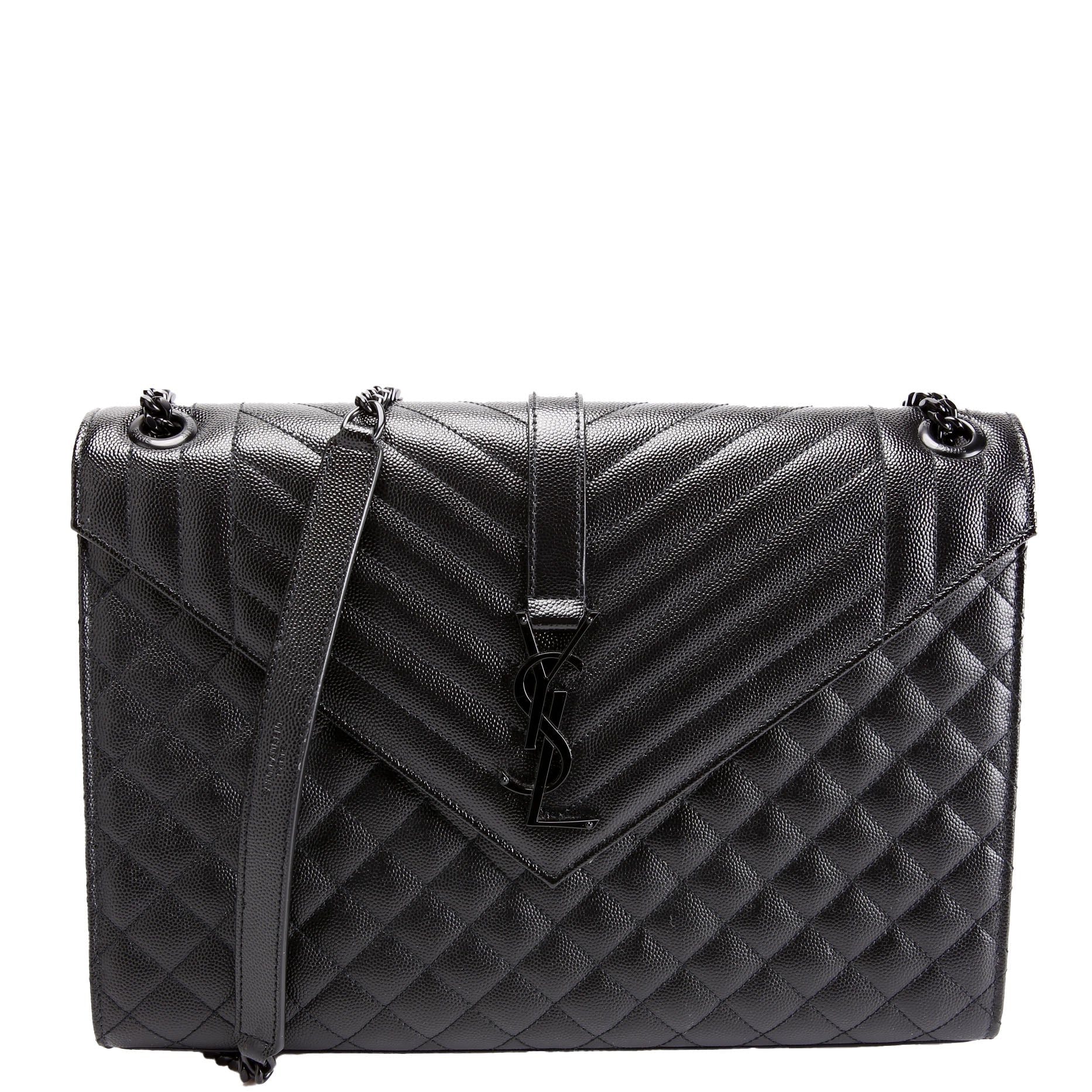 396910 Envelope Chevron Large Black