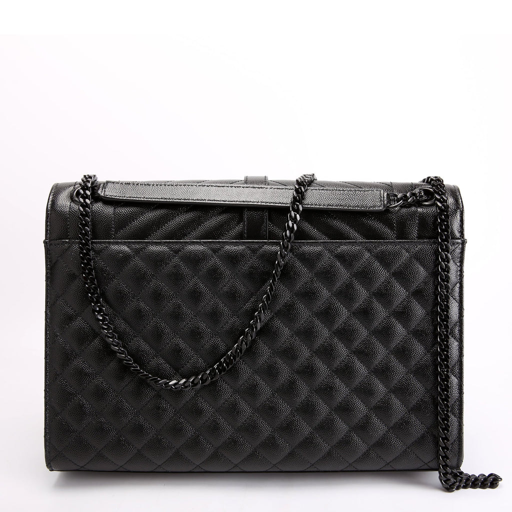 396910 Envelope Chevron Large Black