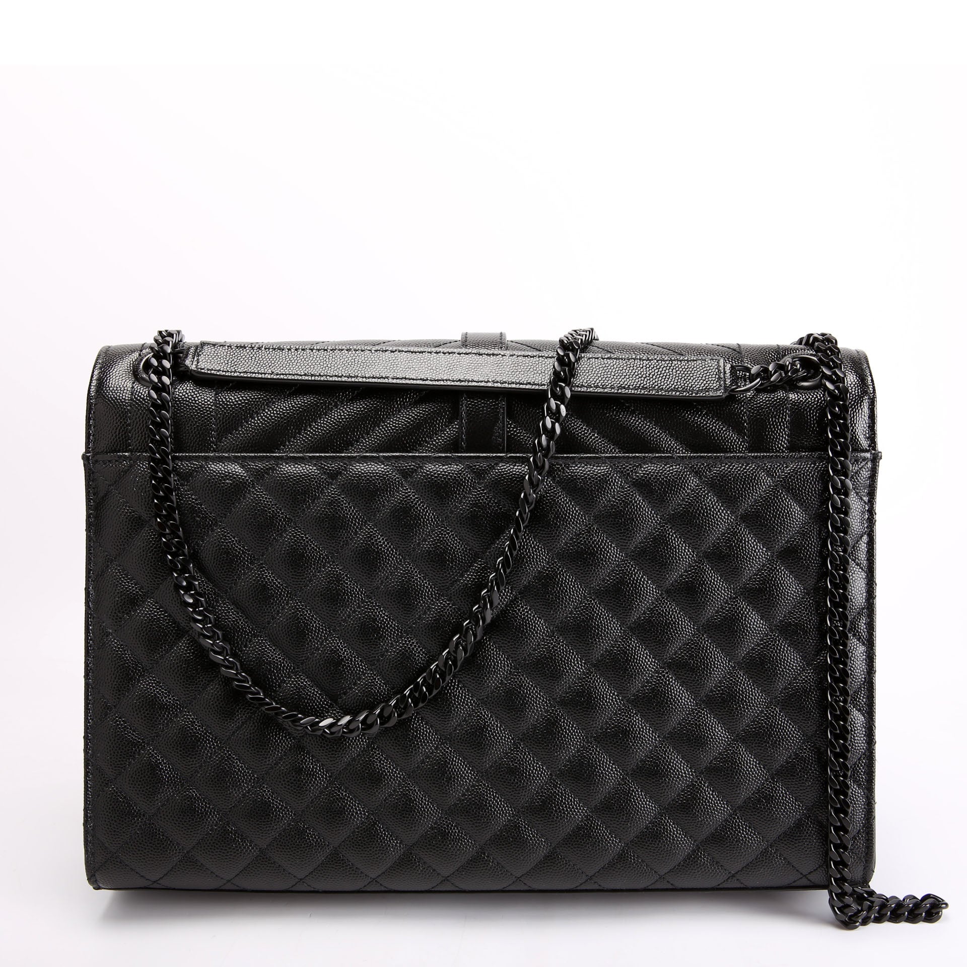 396910 Envelope Chevron Large Black