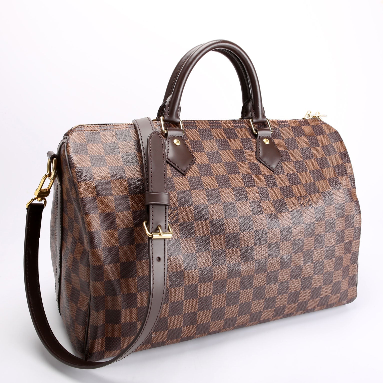 Speedy 35 Bandouliere Damier Ebene