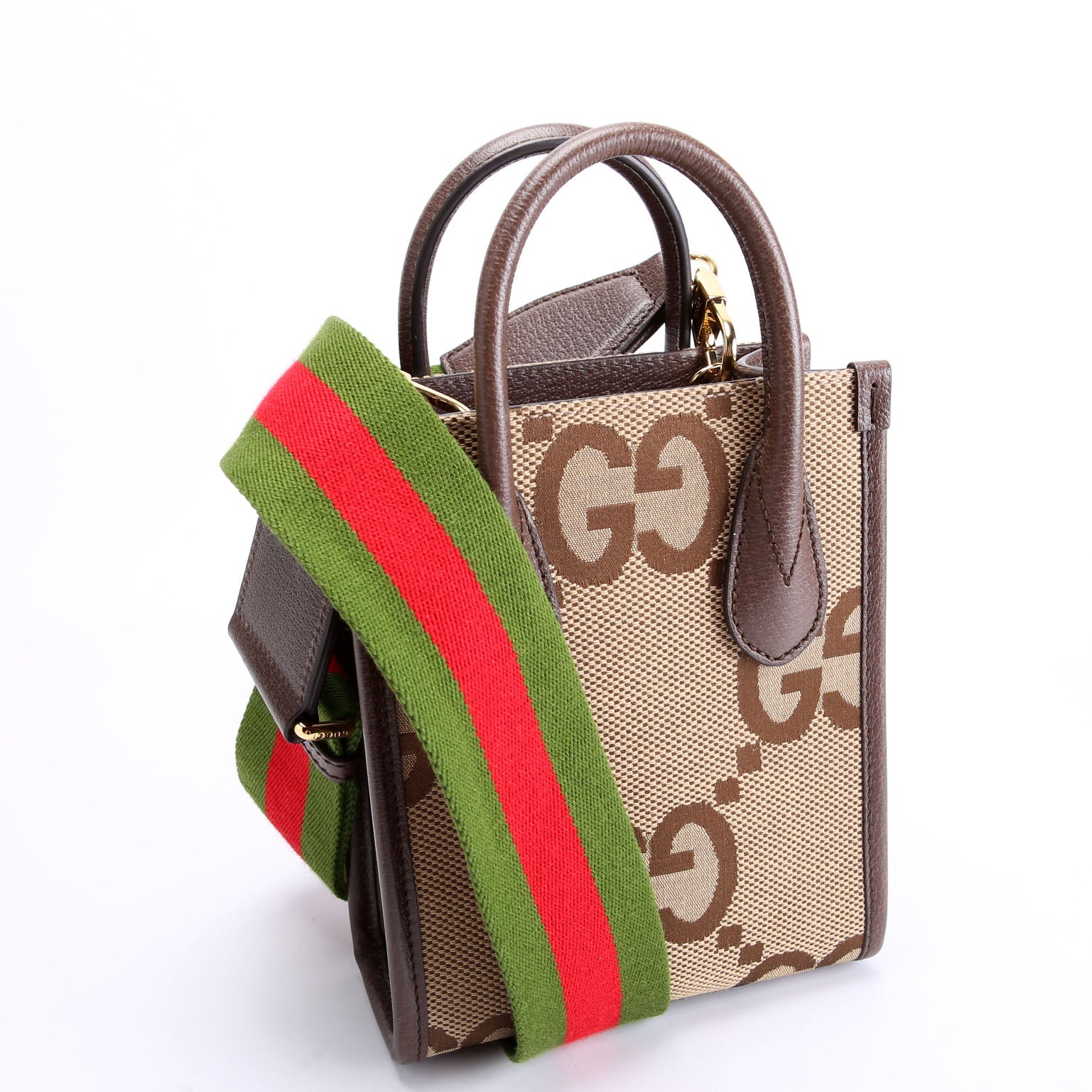699406 Jumbo GG Mini Tote Brown
