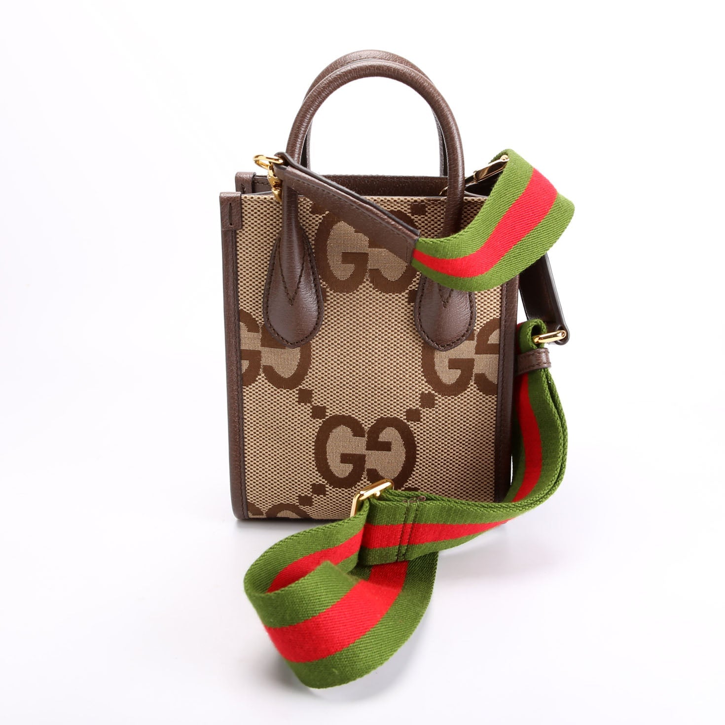 699406 Jumbo GG Mini Tote Brown