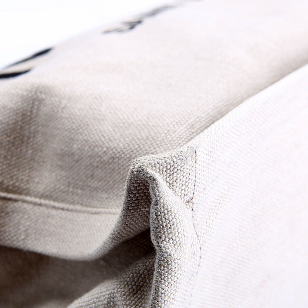 SAINT LAURENT Rive Gauche Canvas Tote Bag 499290 Beige/Brown