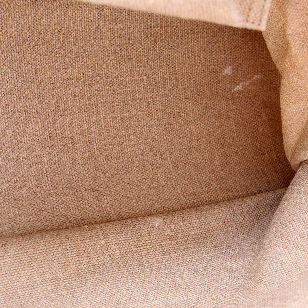 SAINT LAURENT Rive Gauche Canvas Tote Bag 499290 Beige/Brown