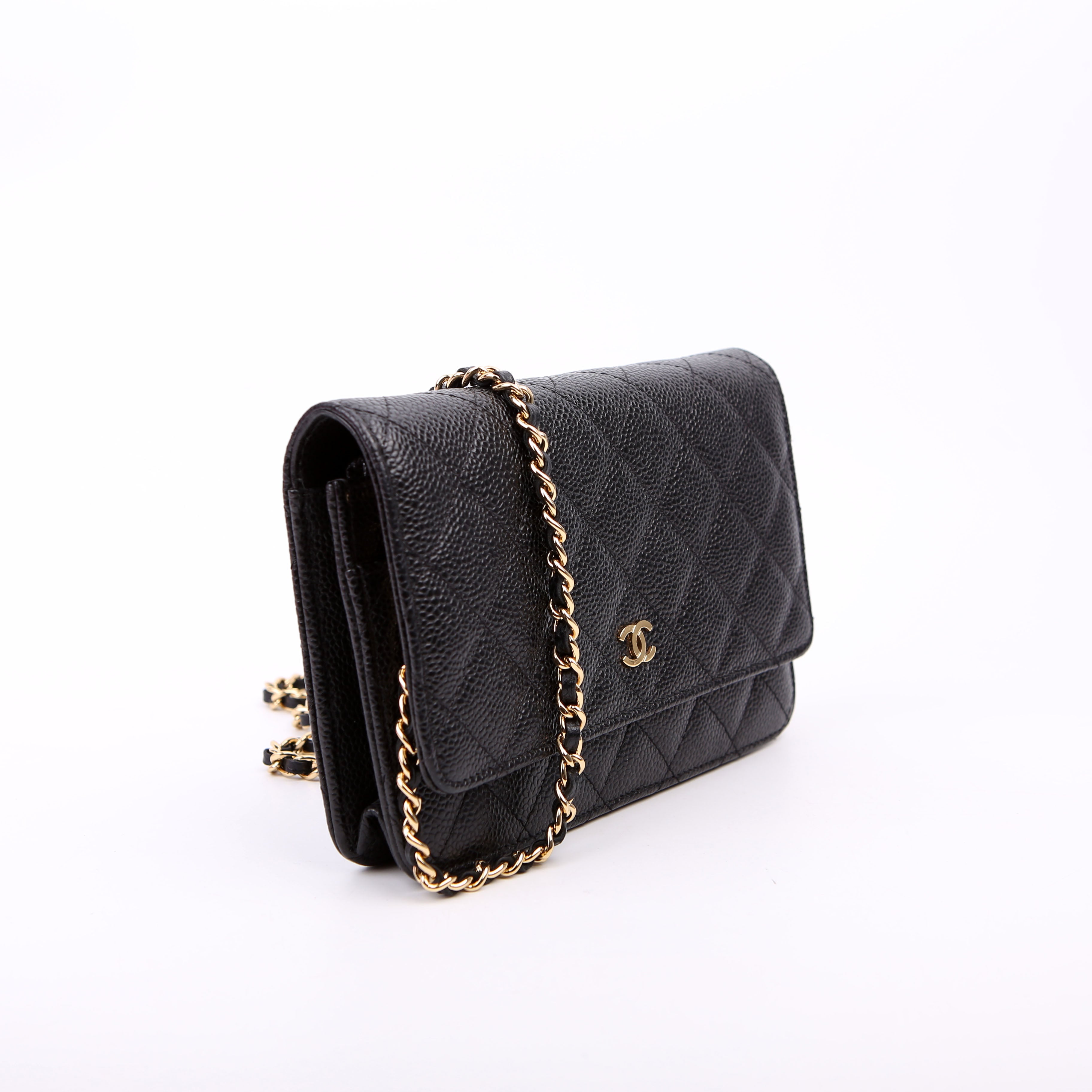 WOC Classic Quilted Caviar Black