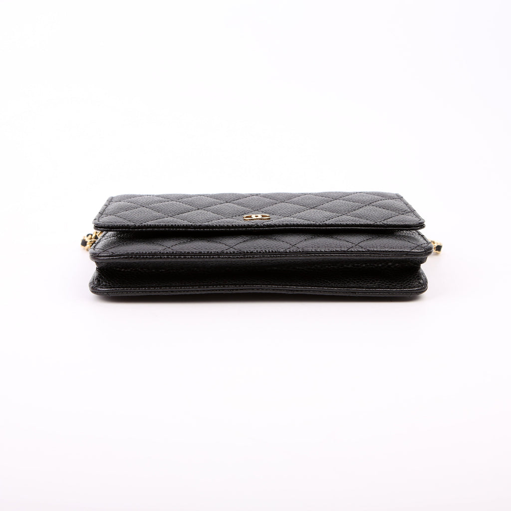 WOC Classic Quilted Caviar Black