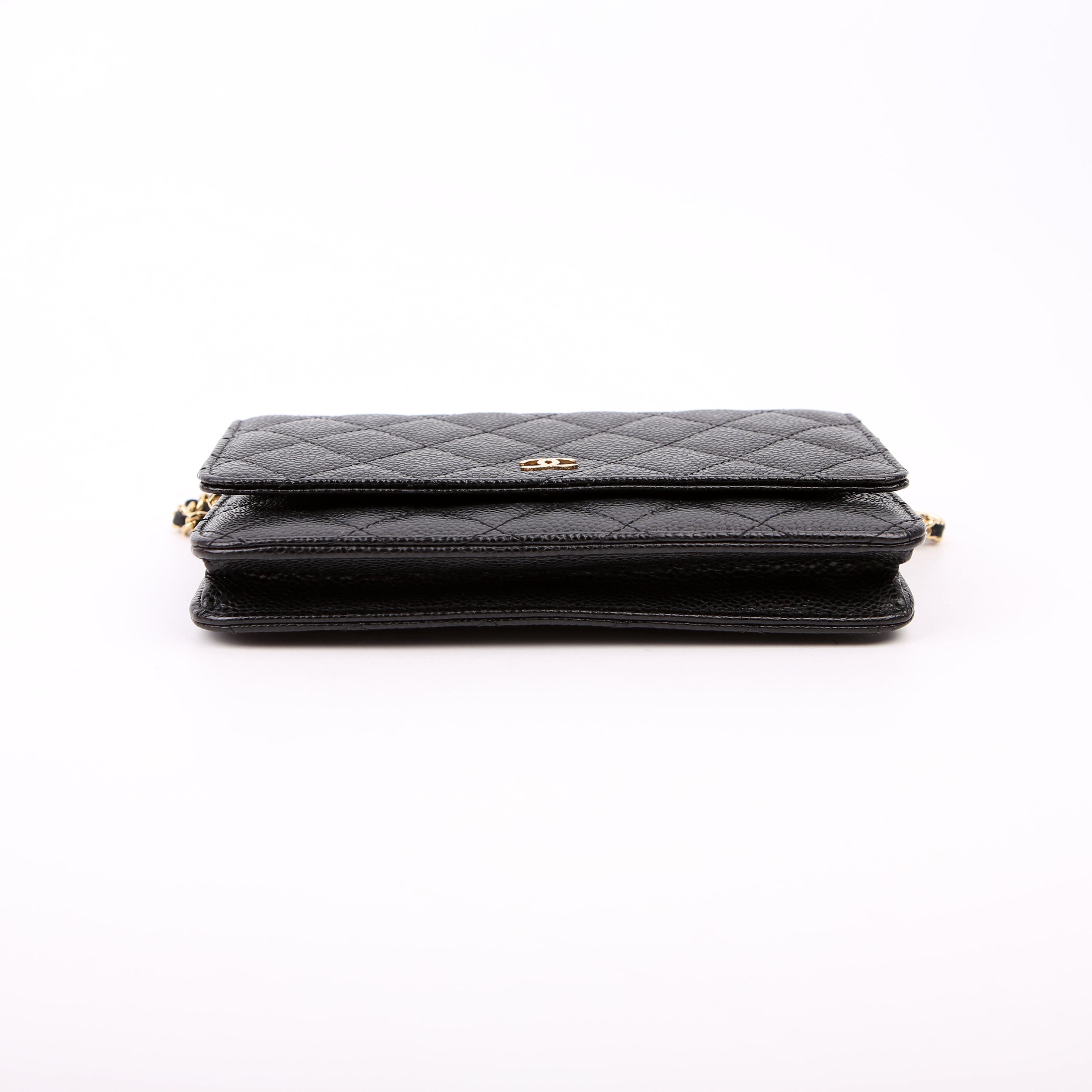 WOC Classic Quilted Caviar Black