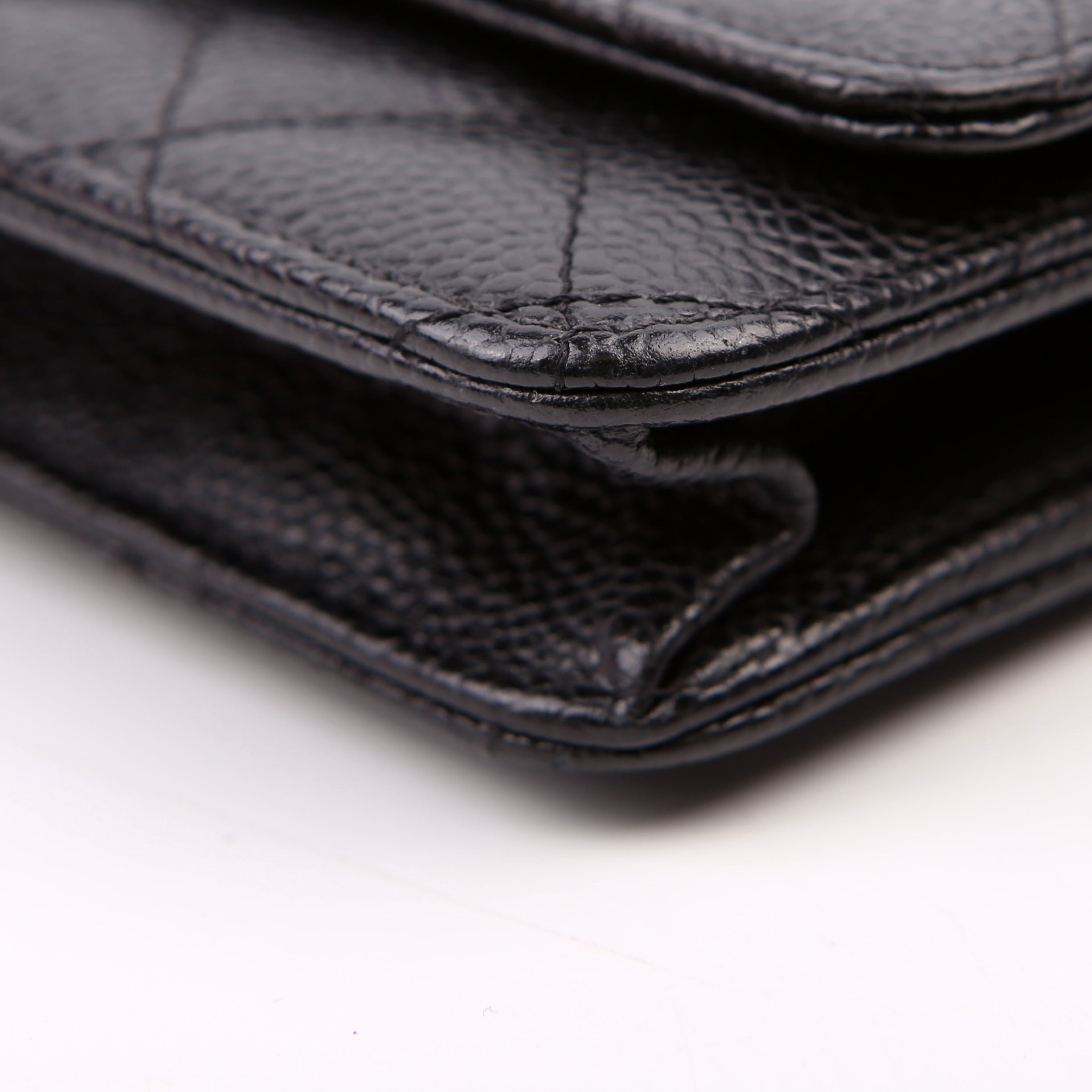 WOC Classic Quilted Caviar Black