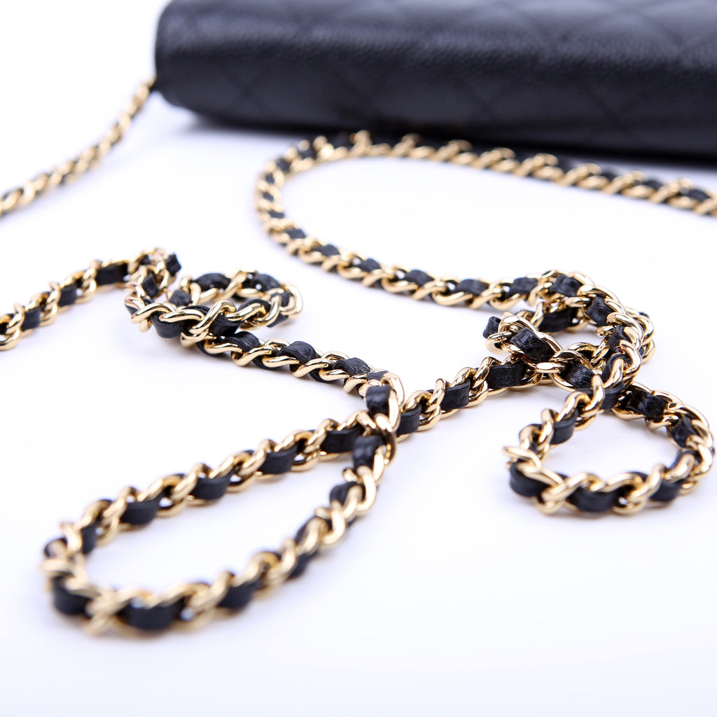 WOC Classic Quilted Caviar Black