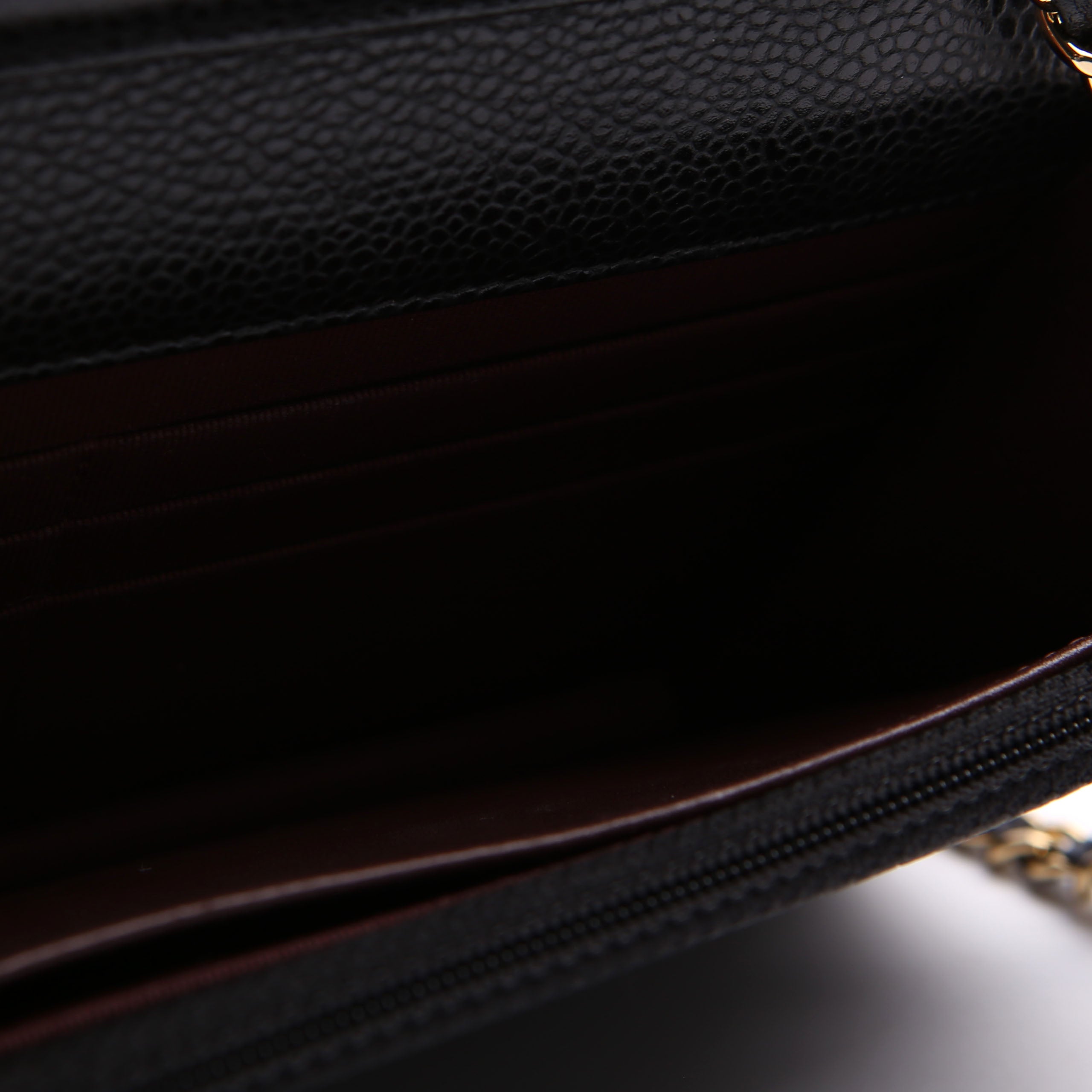 WOC Classic Quilted Caviar Black