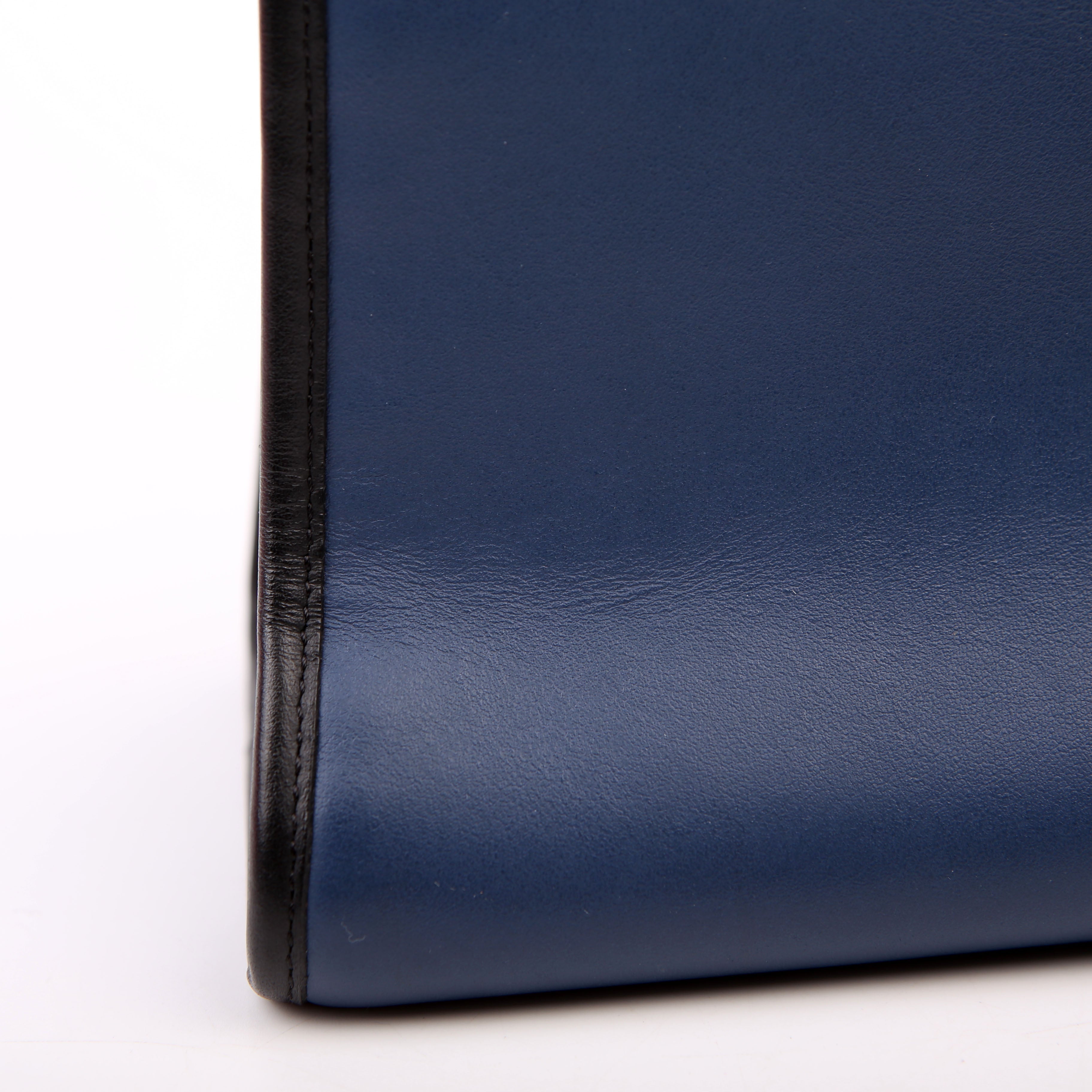 Fendi Runaway Small Satchel Navy
