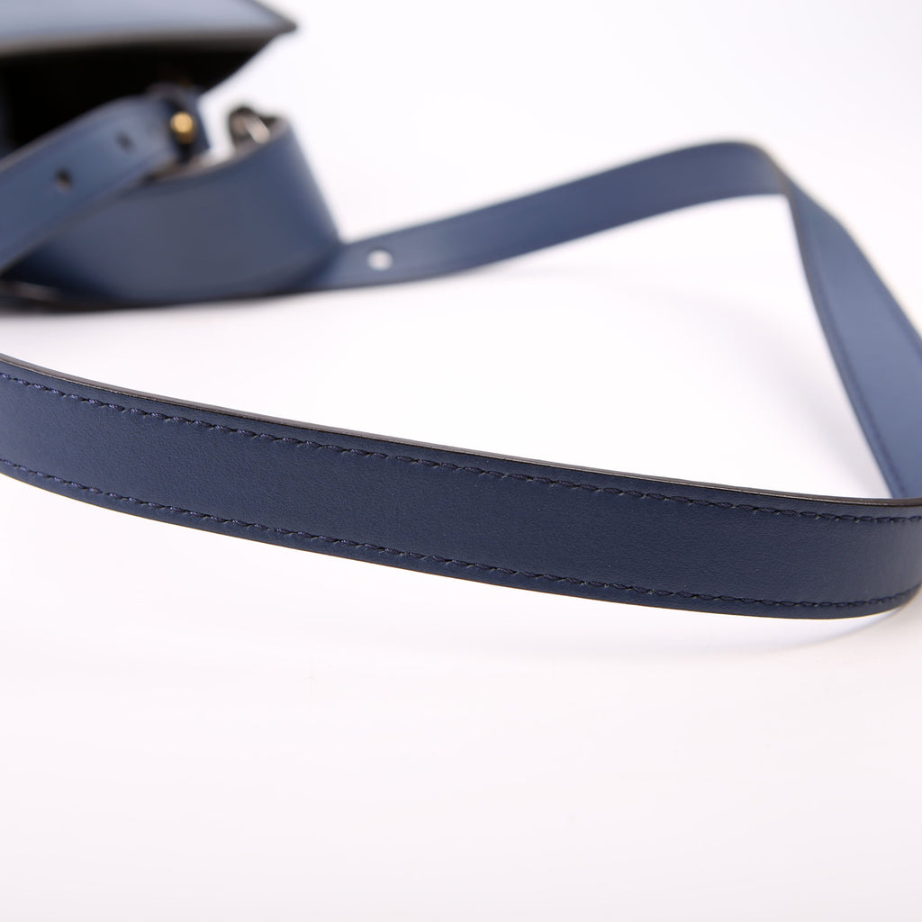 Fendi Runaway Small Satchel Navy