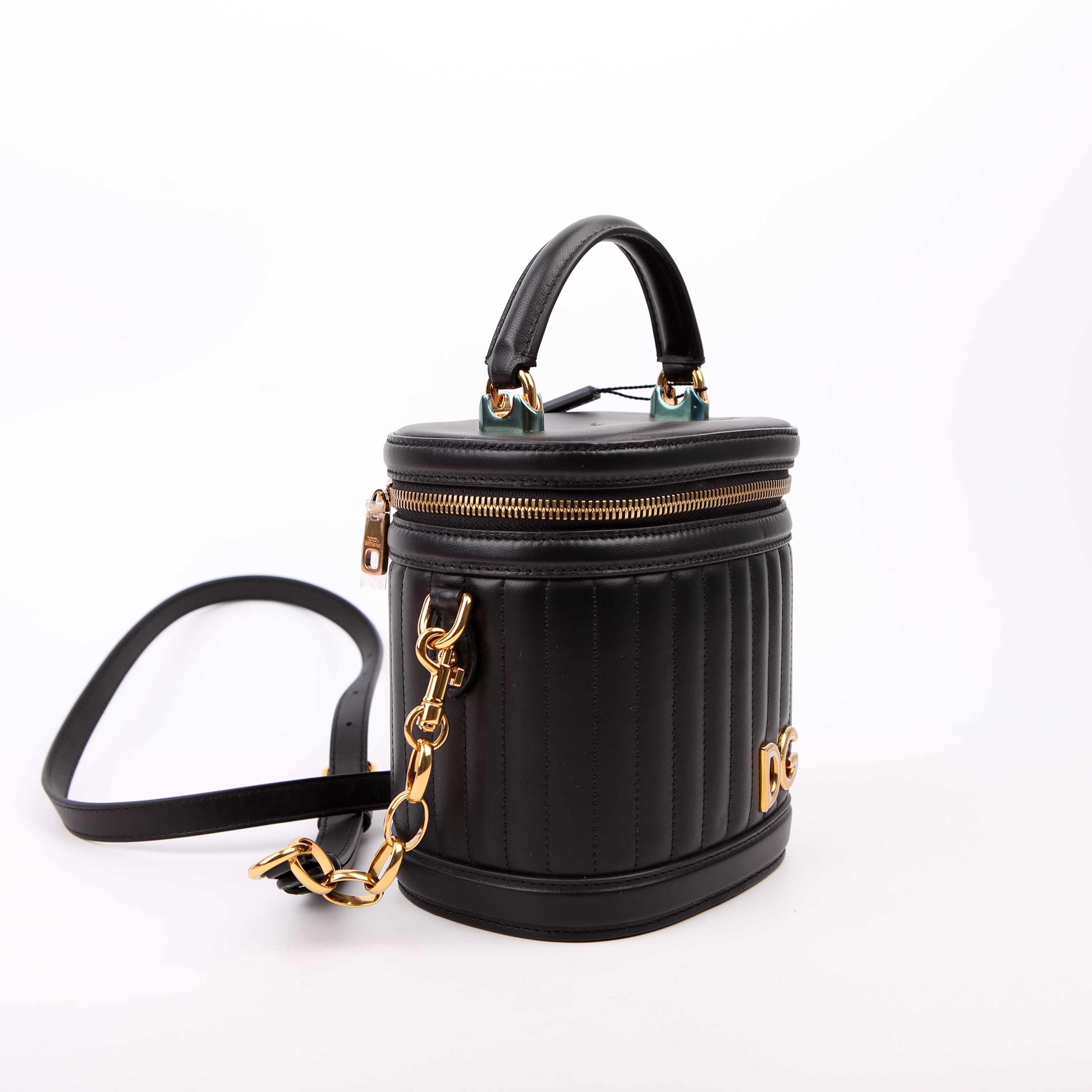 DG Girls Top Handle Bucket Nappa Black