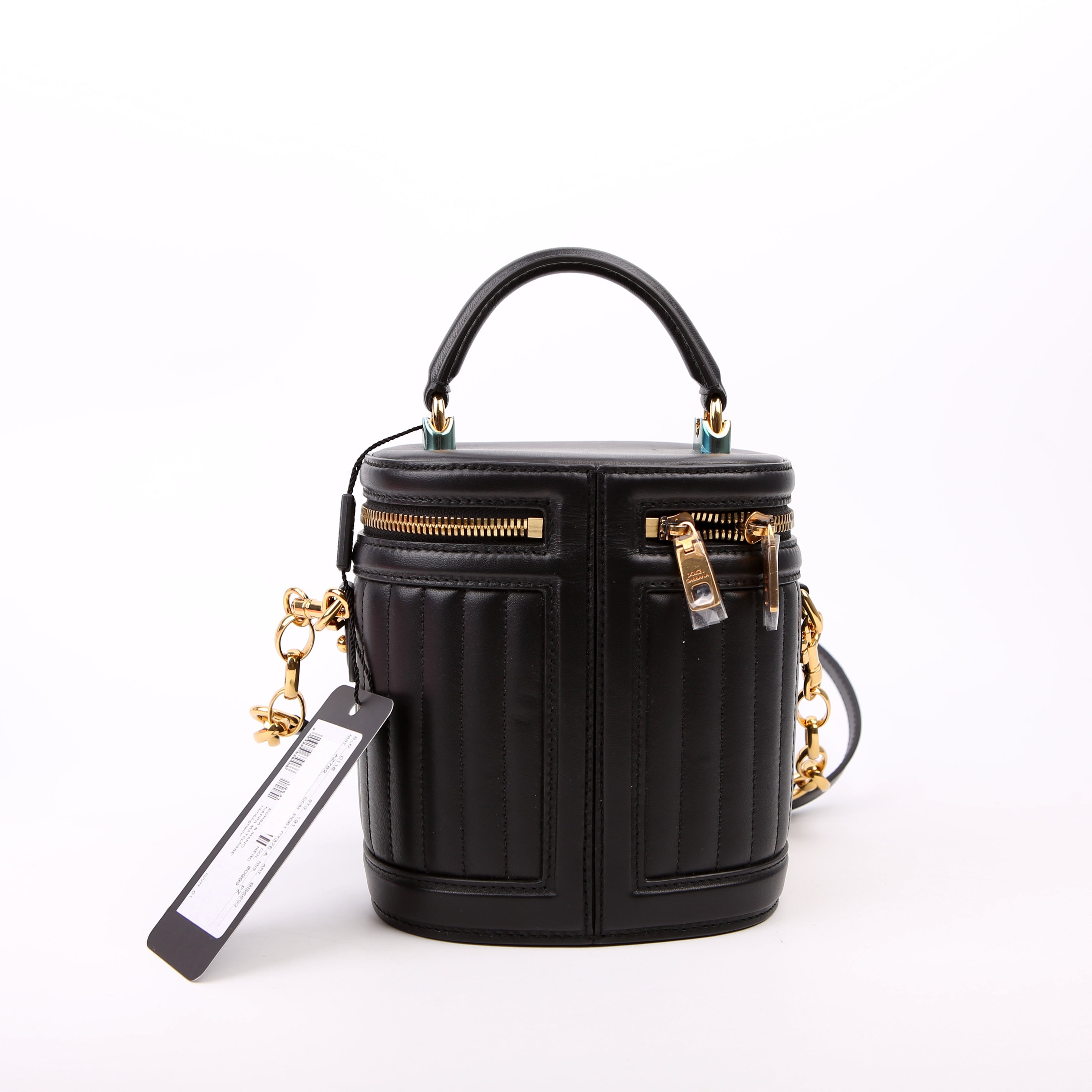 DG Girls Top Handle Bucket Nappa Black