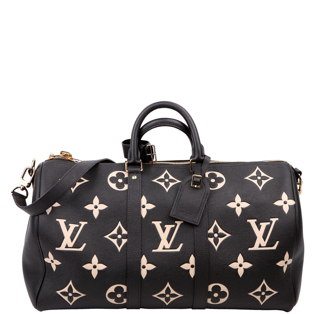 Keepall 45 Bandouliere Bicolor Empreinte