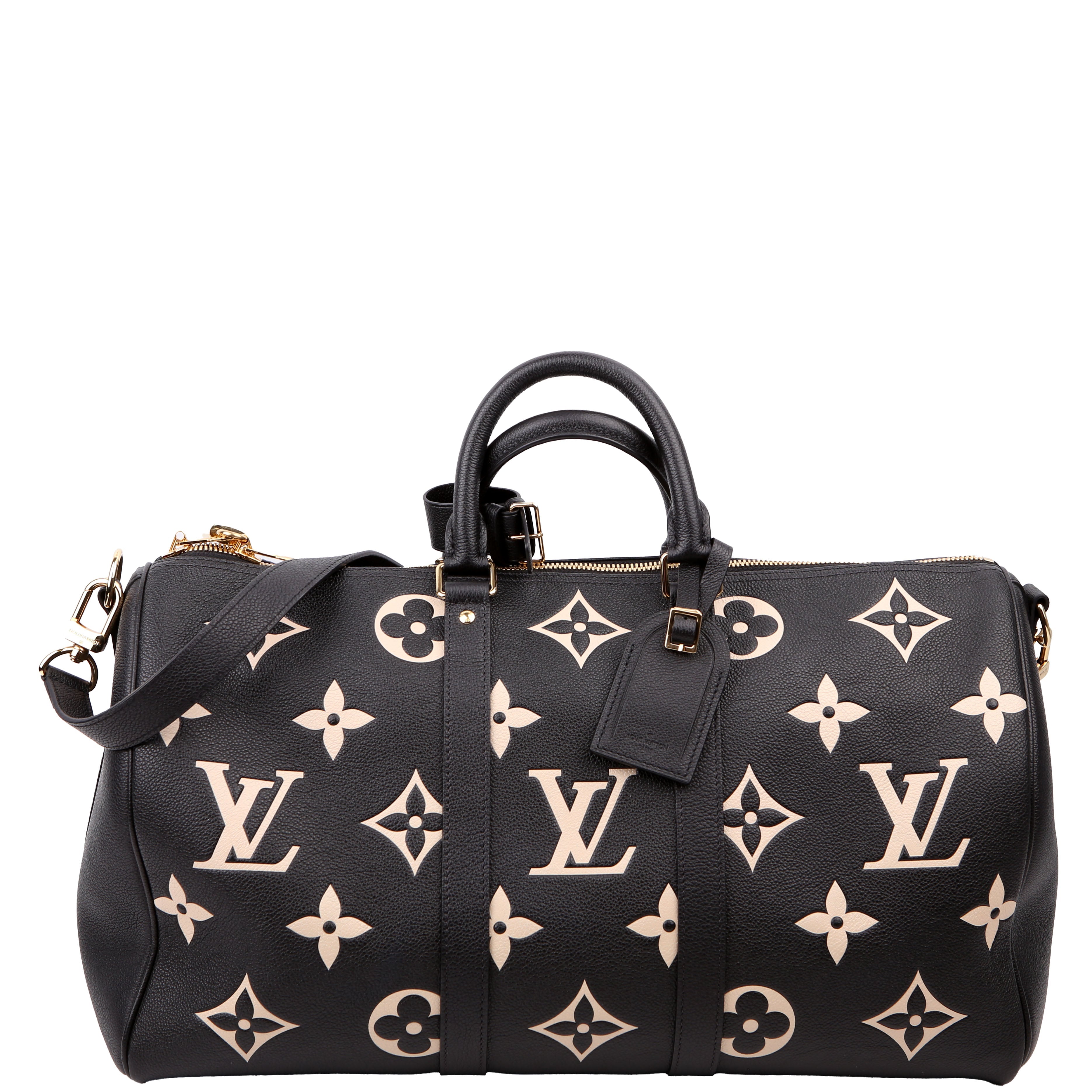 Keepall 45 Bandouliere Bicolor Empreinte