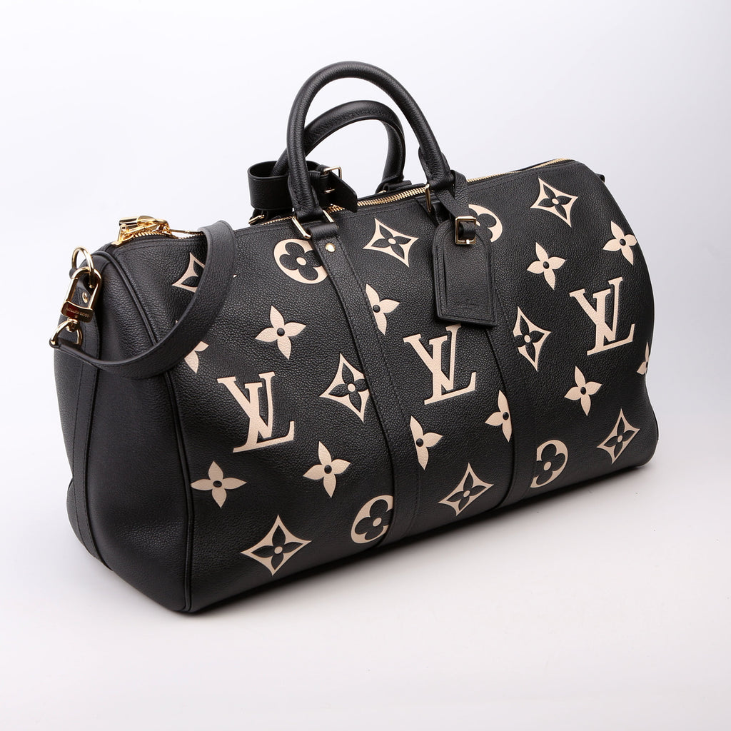 Keepall 45 Bandouliere Bicolor Empreinte