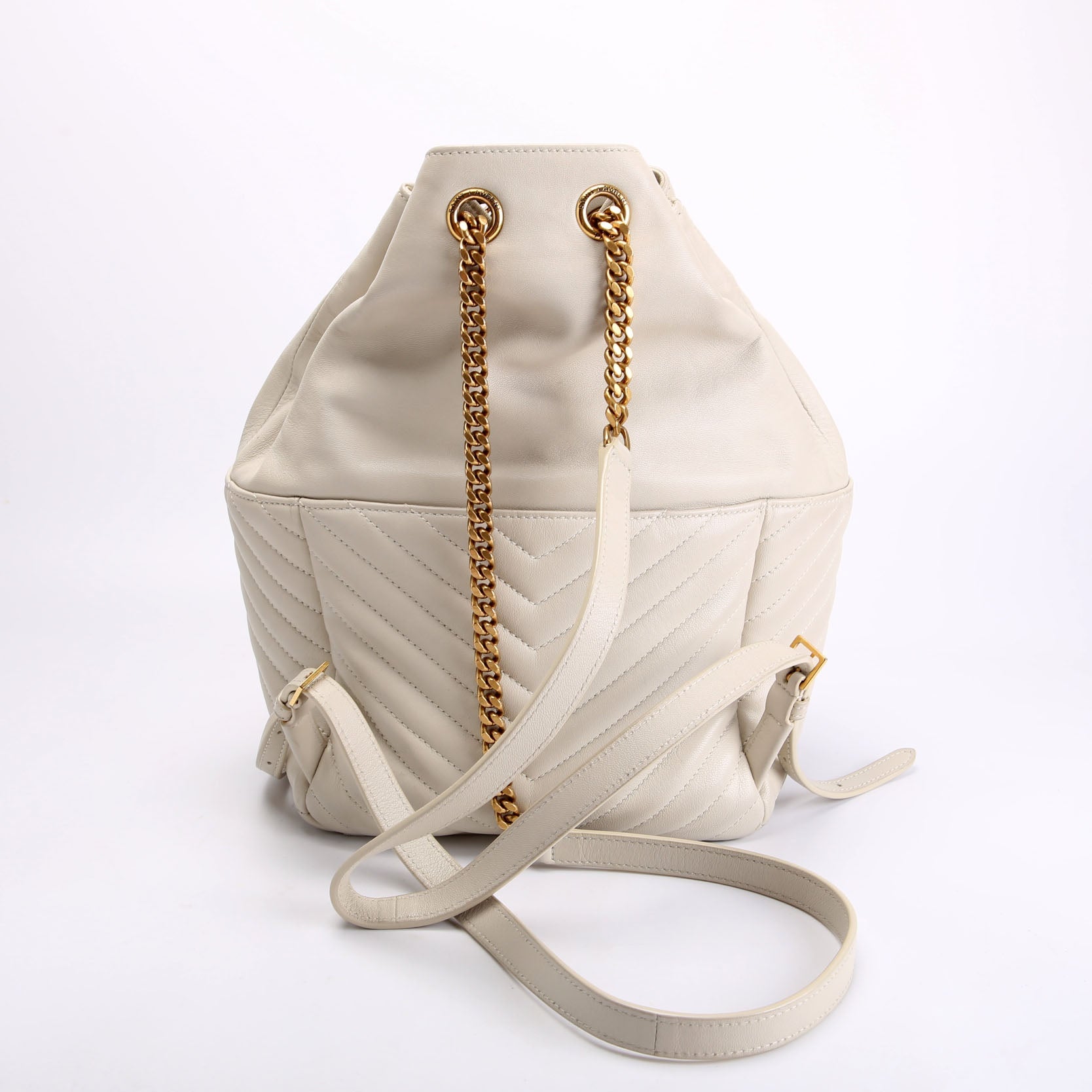Joe Backpack Quilted Lambskin 672609 Cream