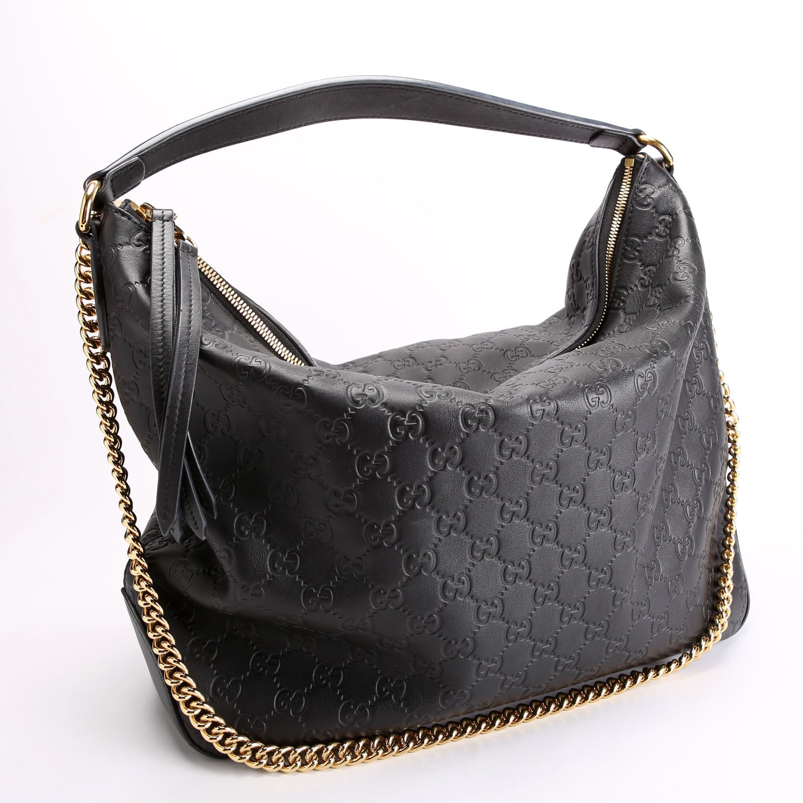 477324 Guccissima Hobo Black