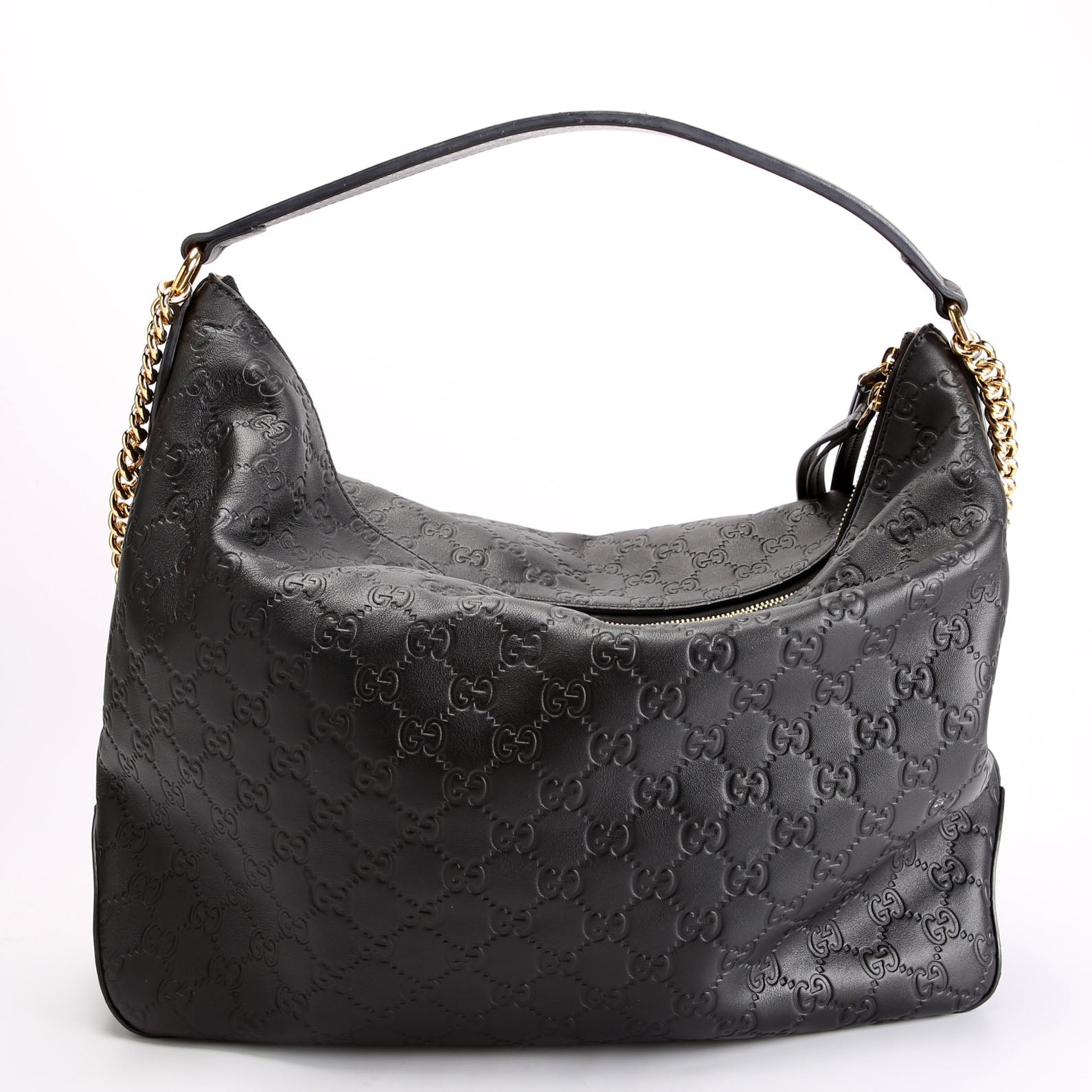 477324 Guccissima Hobo Black