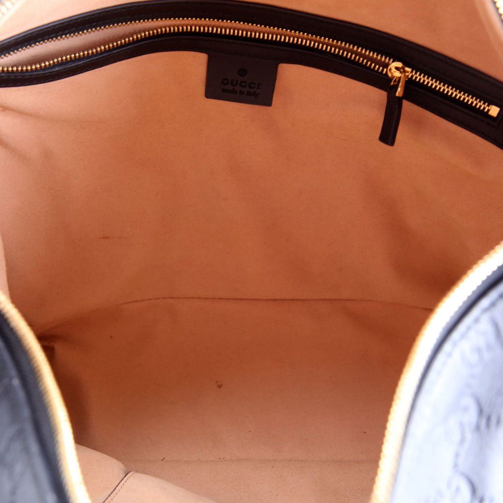 477324 Guccissima Hobo Black