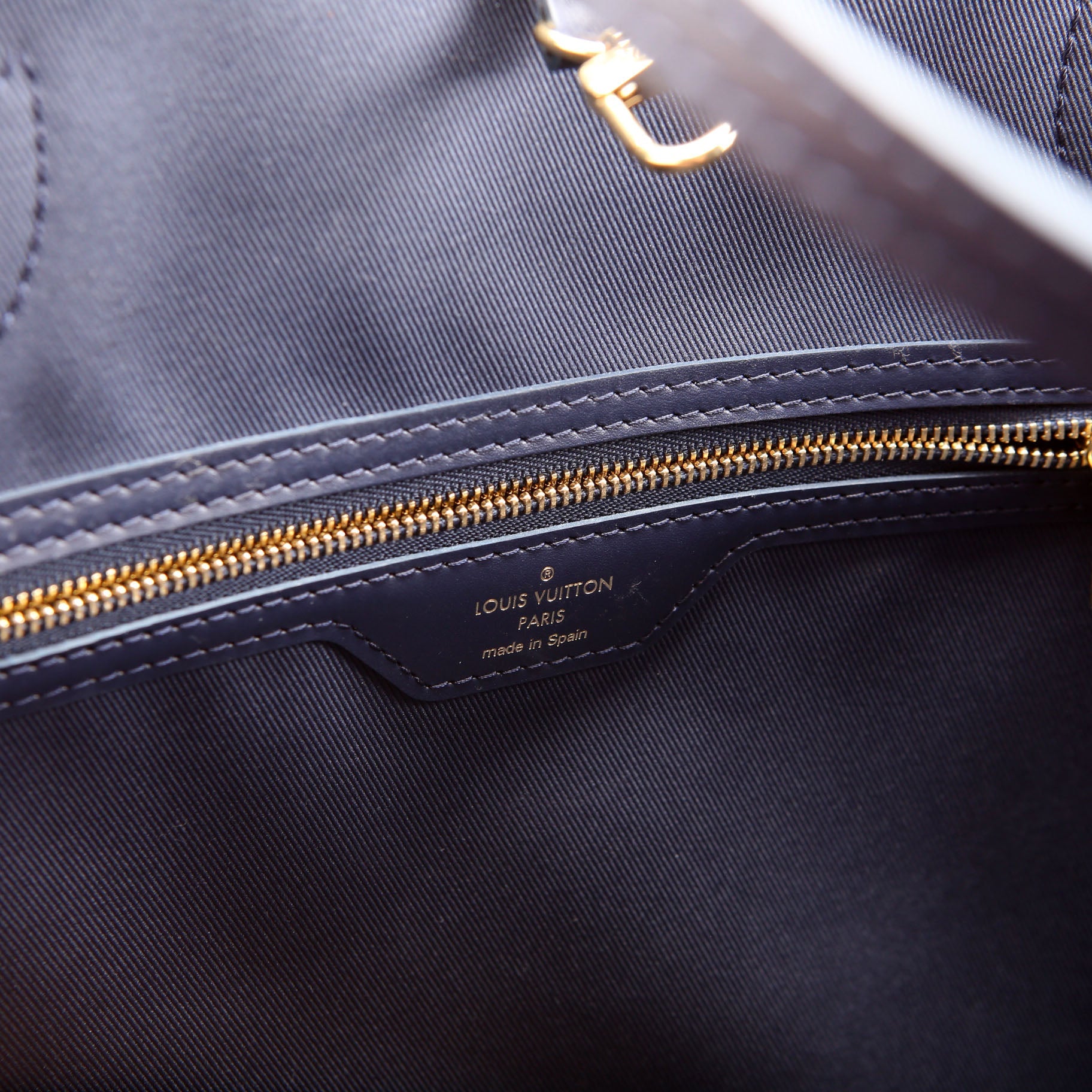 Neverfull MM Monoglam Navy