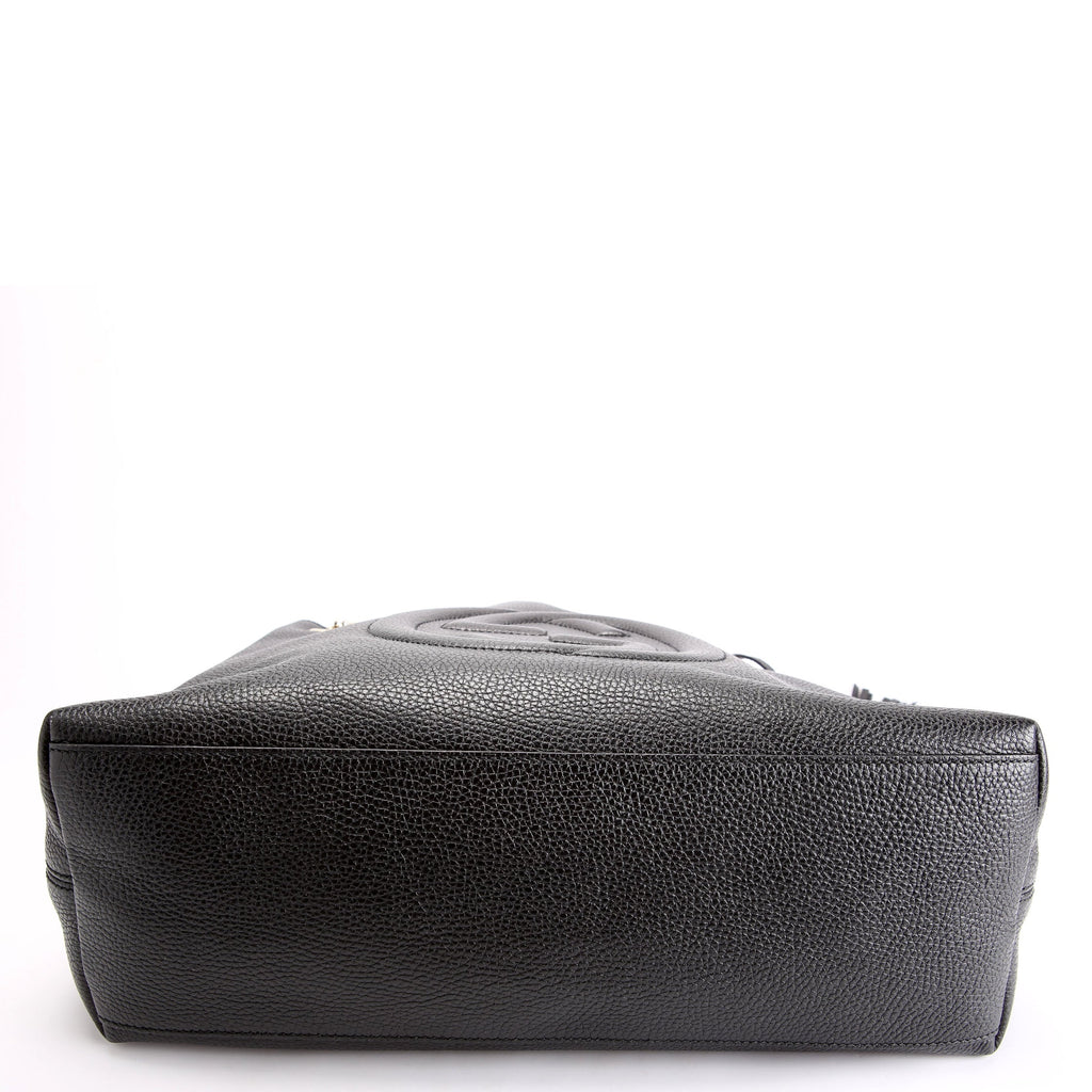 536196 Soho Chain Tote Newer Black