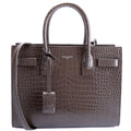 Sac De Jour Baby Crocodile Embossed 421863 Brown