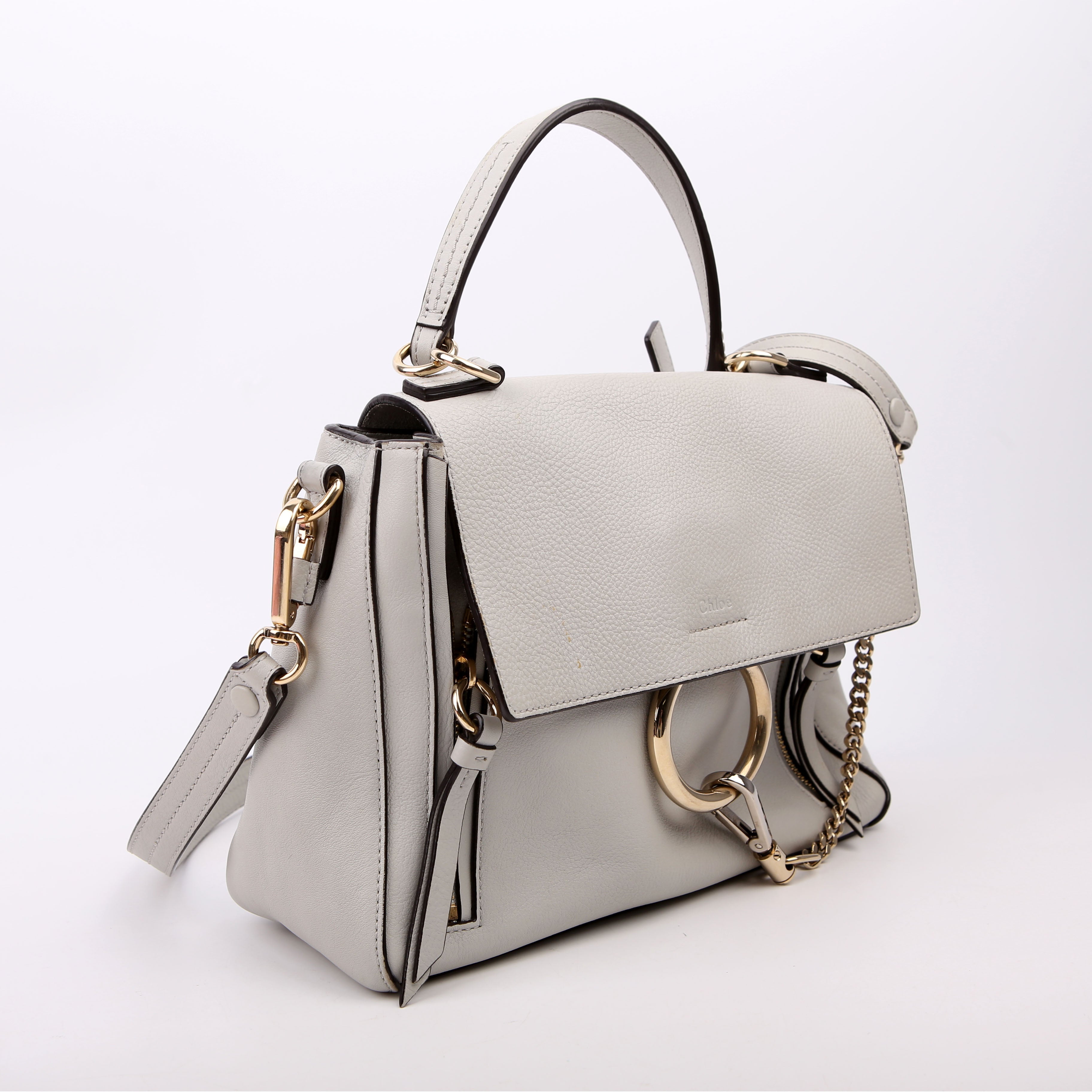 Faye Day Shoulder Bag Small Grey