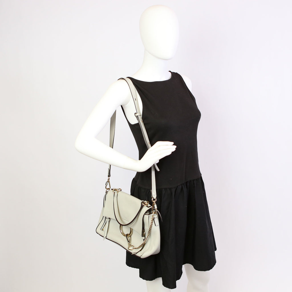 Faye Day Shoulder Bag Small Grey