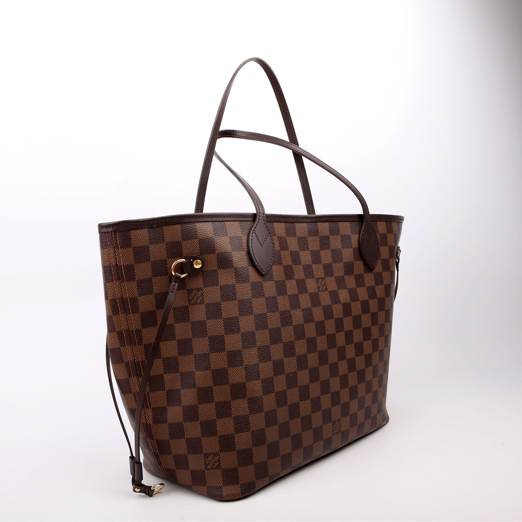 Neverfull With Wallet MM Damier Ebene Pink