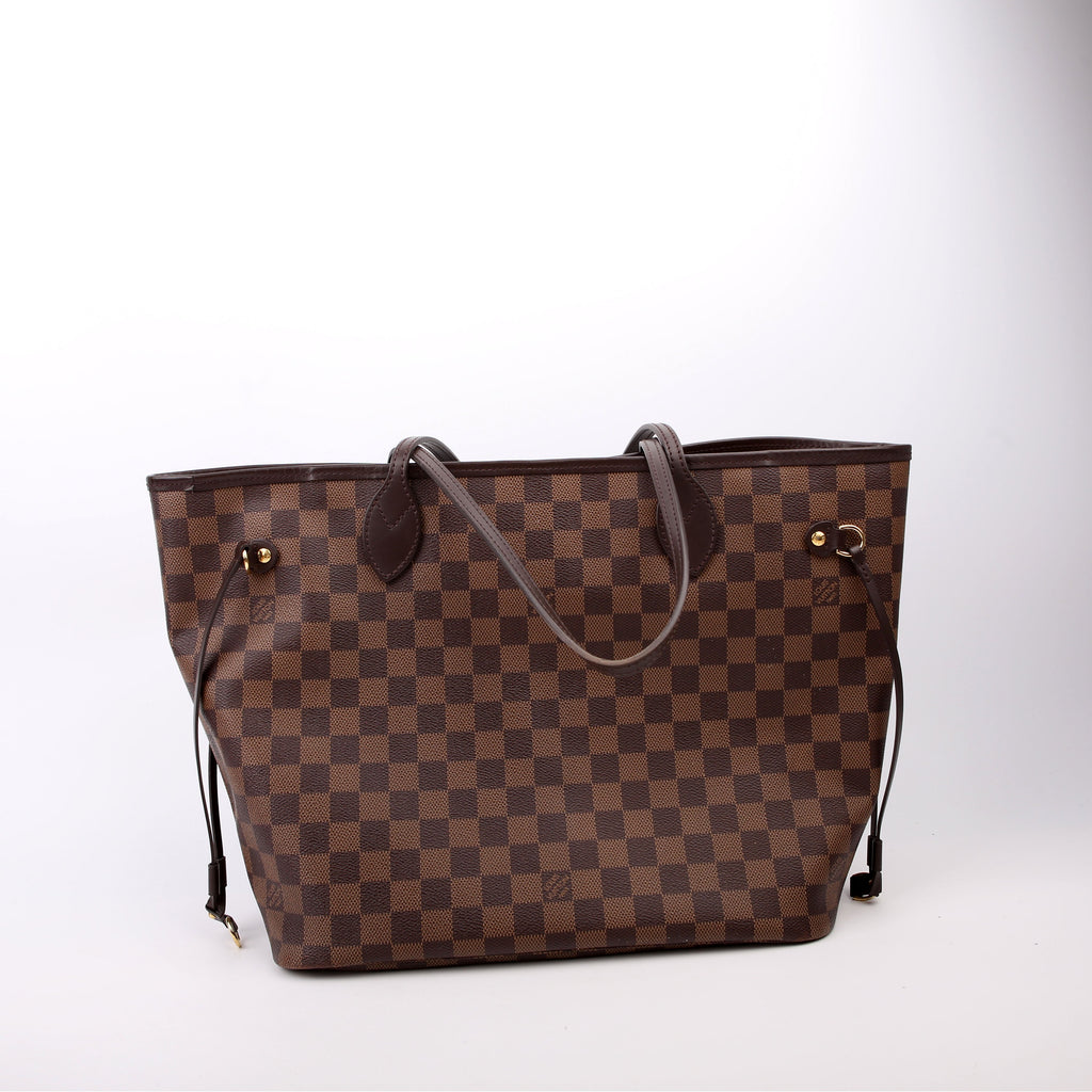 Neverfull With Wallet MM Damier Ebene Pink