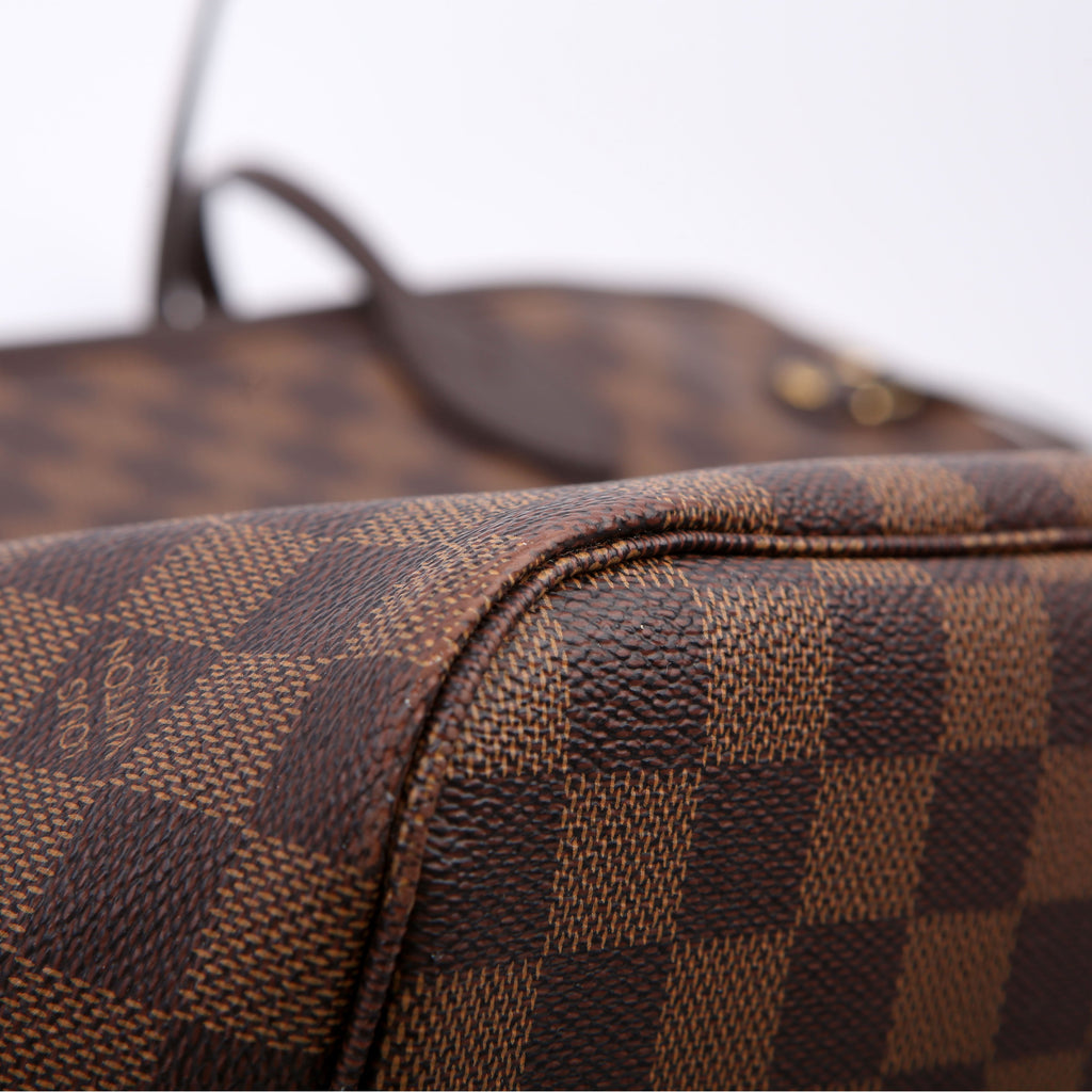 Neverfull With Wallet MM Damier Ebene Pink