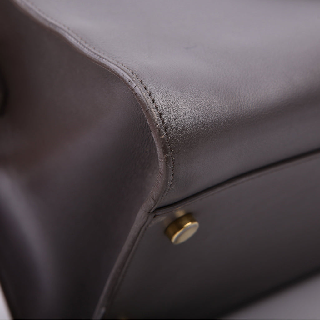 Monogram Cabas Medium Leather Grey