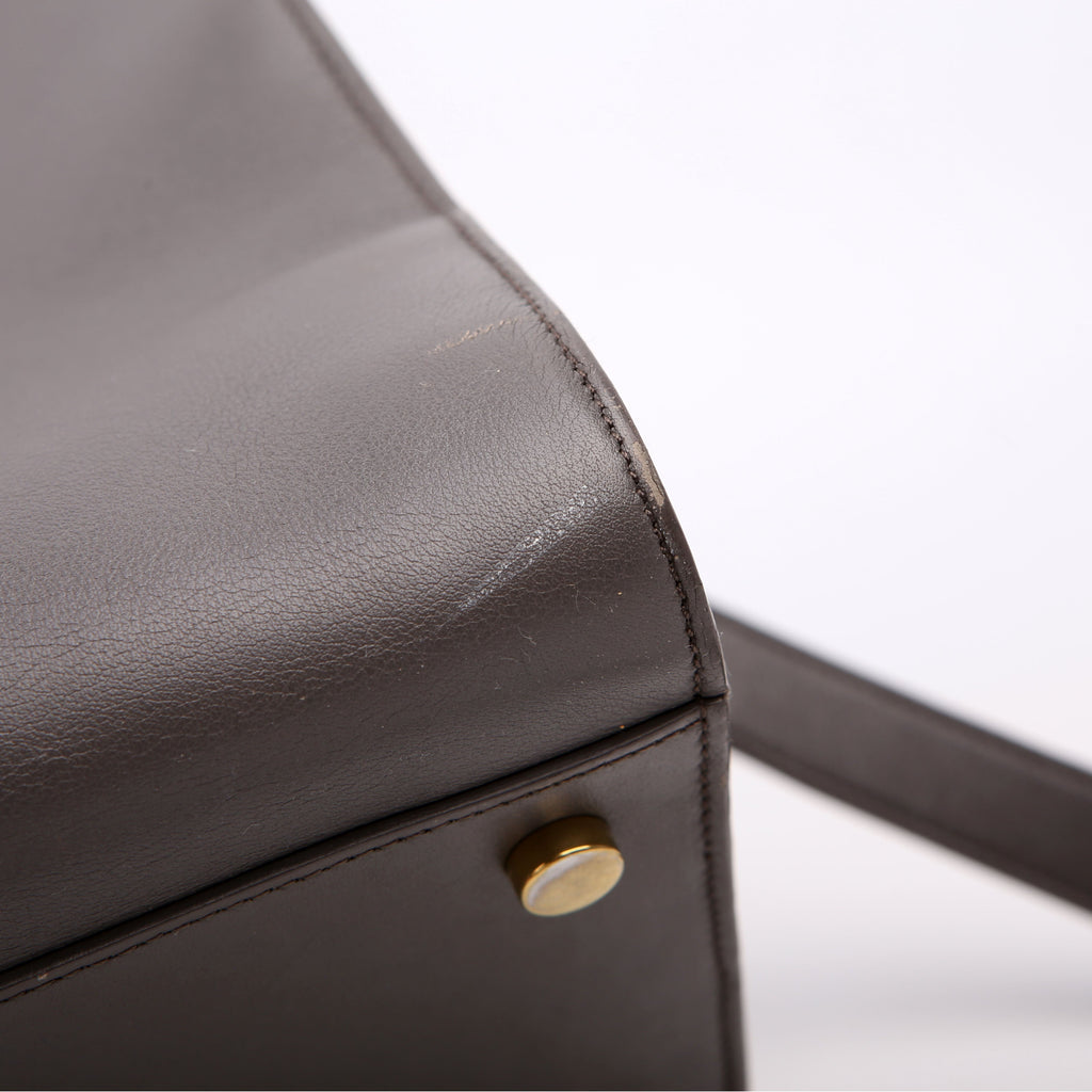 Monogram Cabas Medium Leather Grey