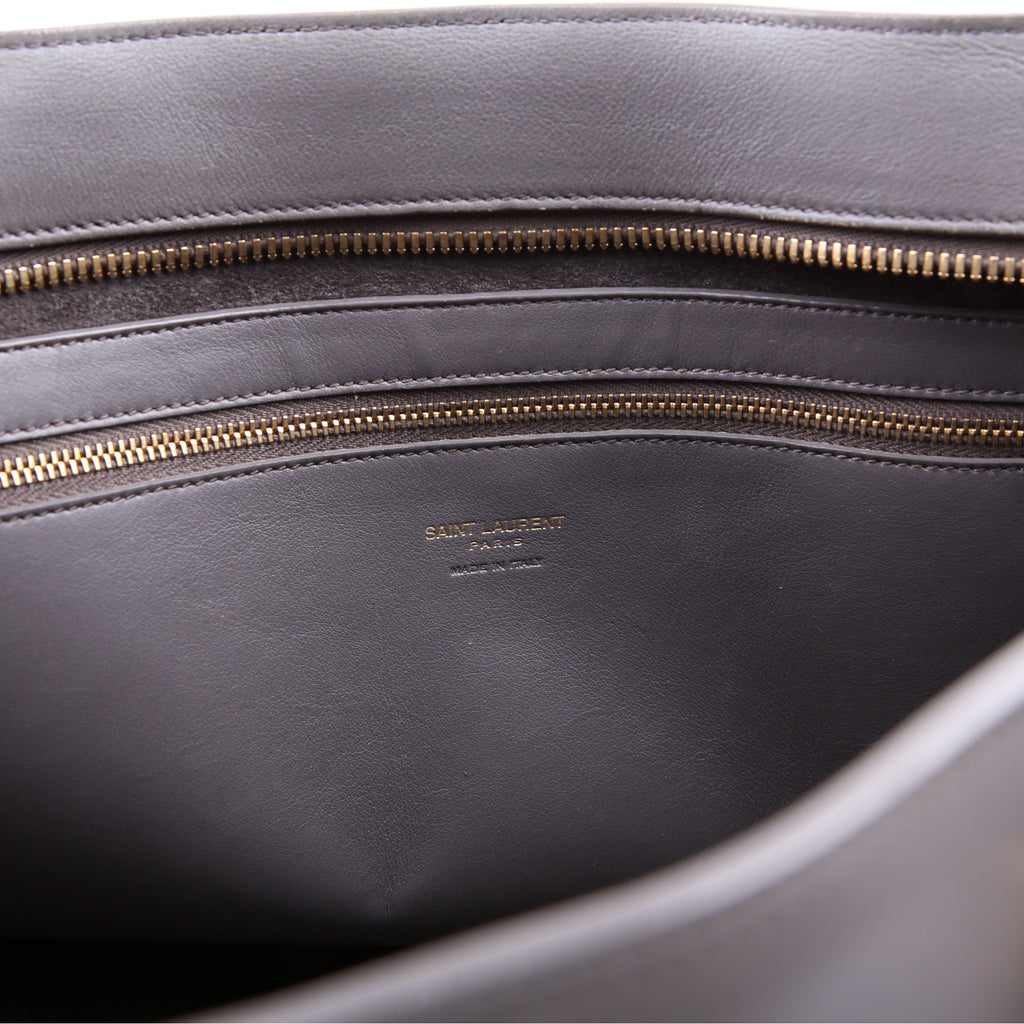 Monogram Cabas Medium Leather Grey