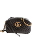 447632 Marmont Small Leather Camera Black