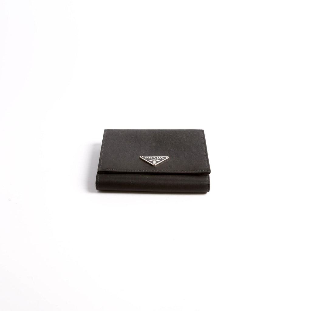 Tessuto Nylon Trifold Wallet Vintage
