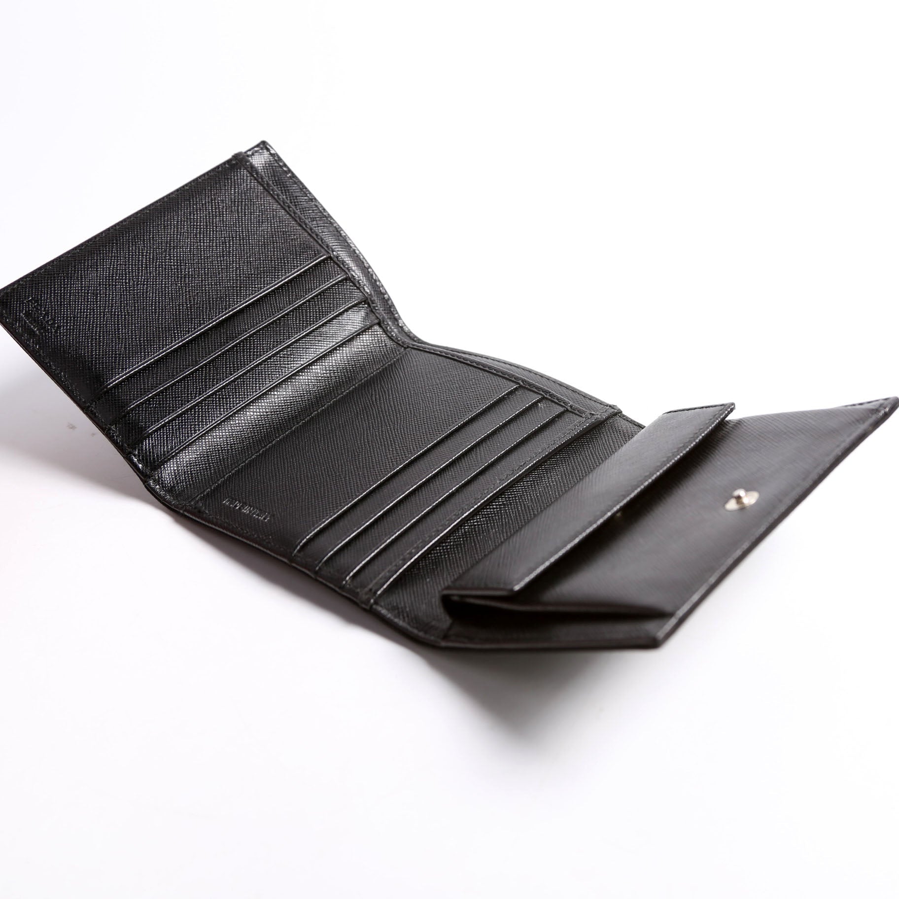 Tessuto Nylon Trifold Wallet Vintage