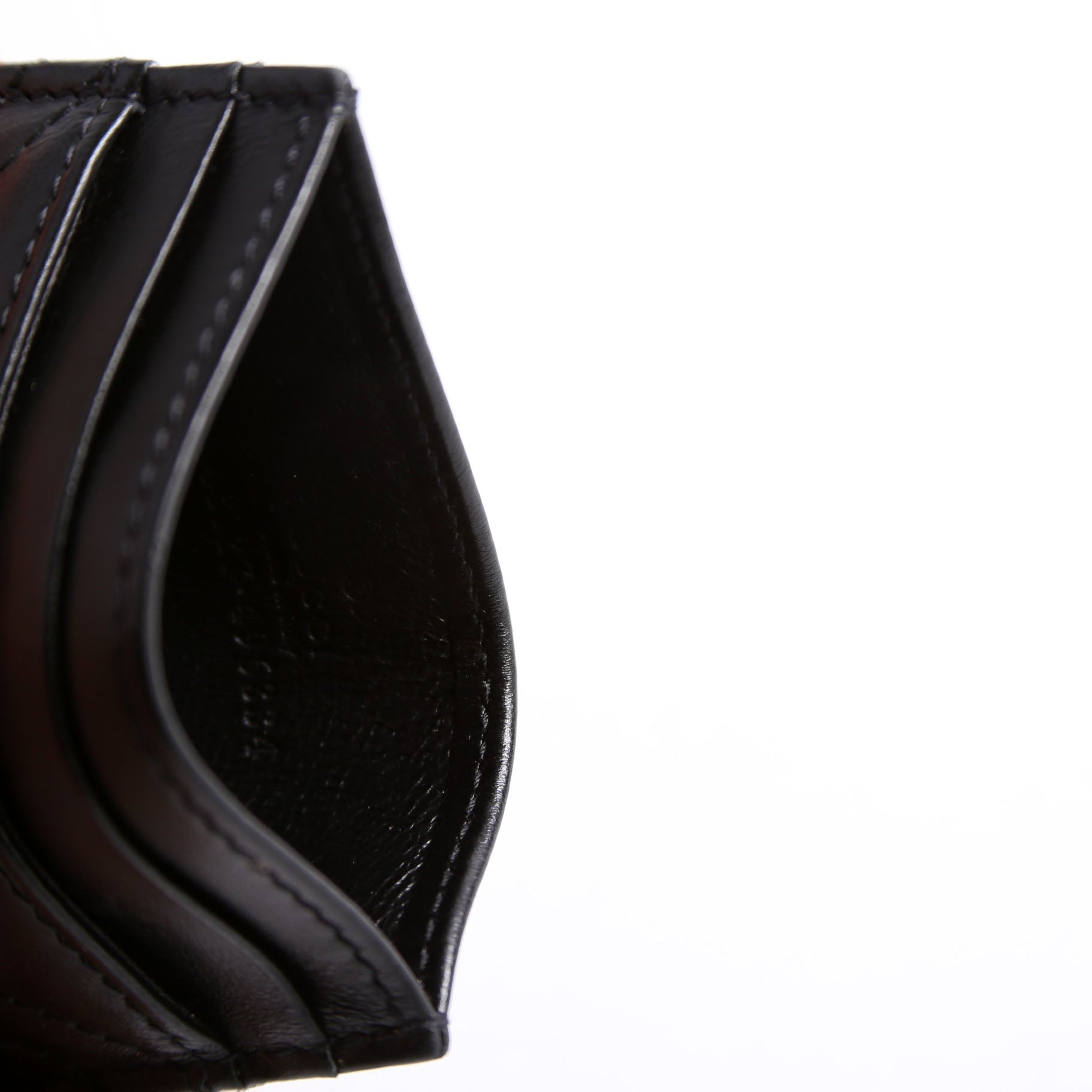 443127 GG Marmont Card Holder Black