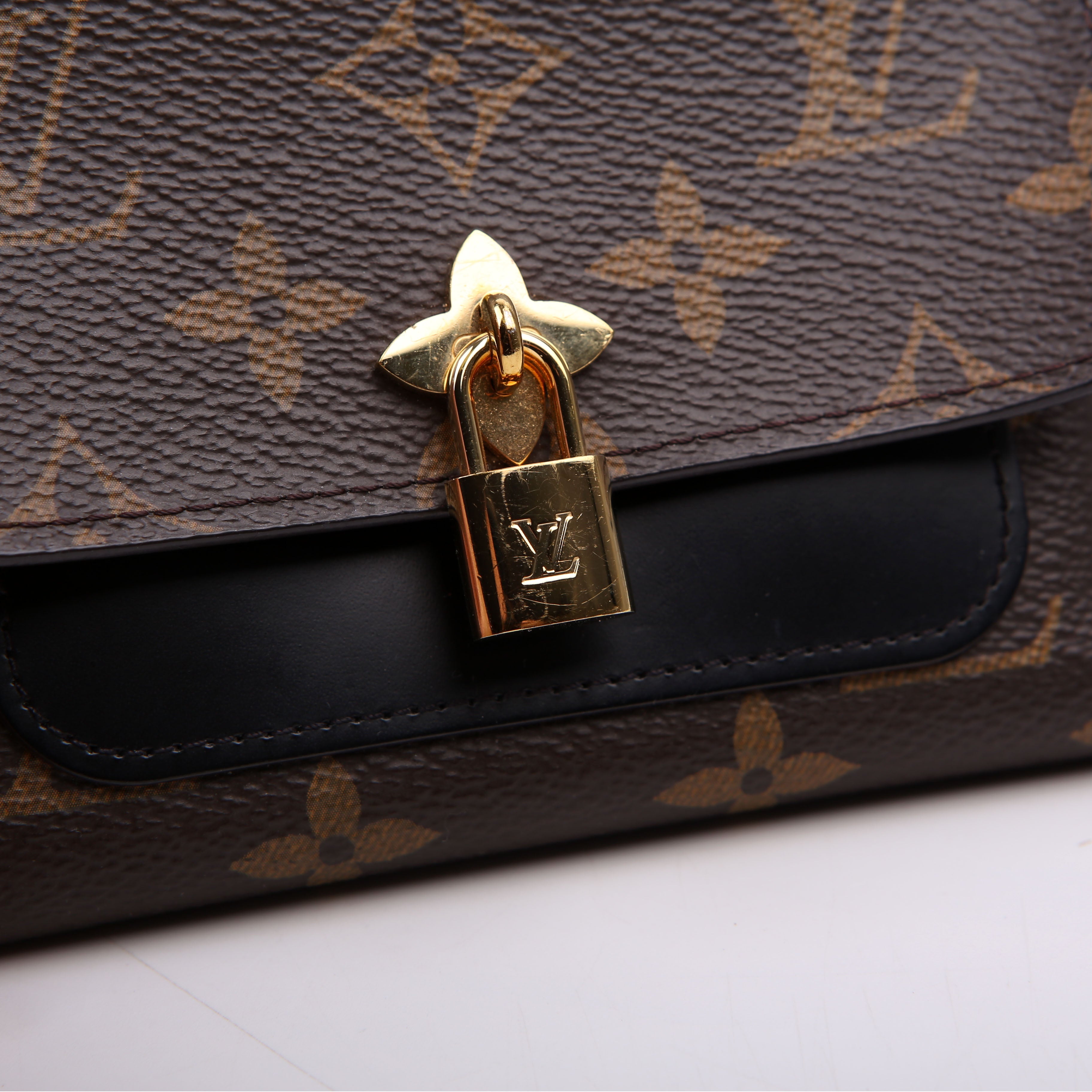 Flower Compact Wallet Monogram