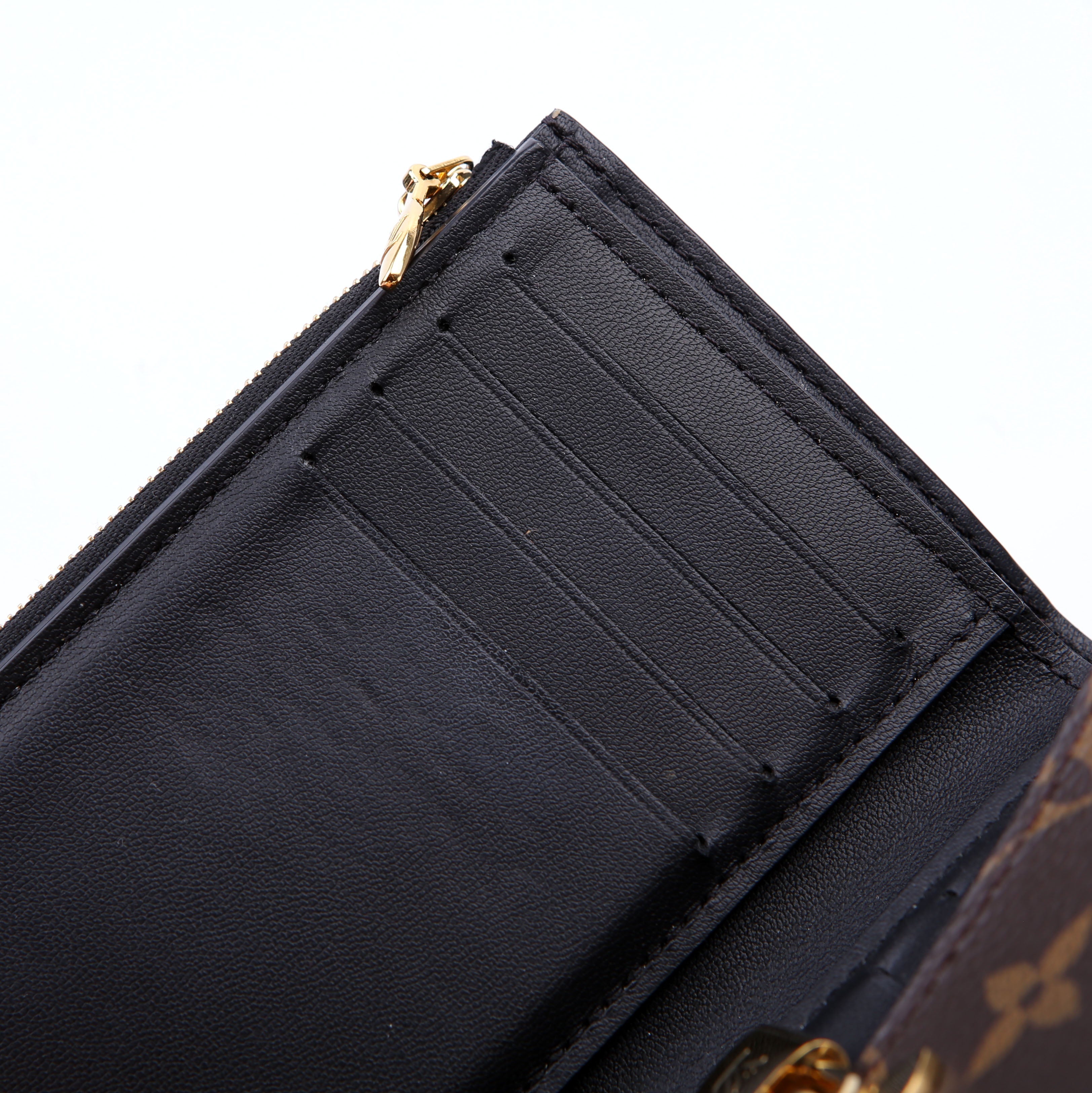 Flower Compact Wallet Monogram