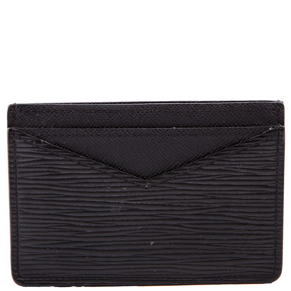 Neo Porte Cartes Card Holder Epi Black